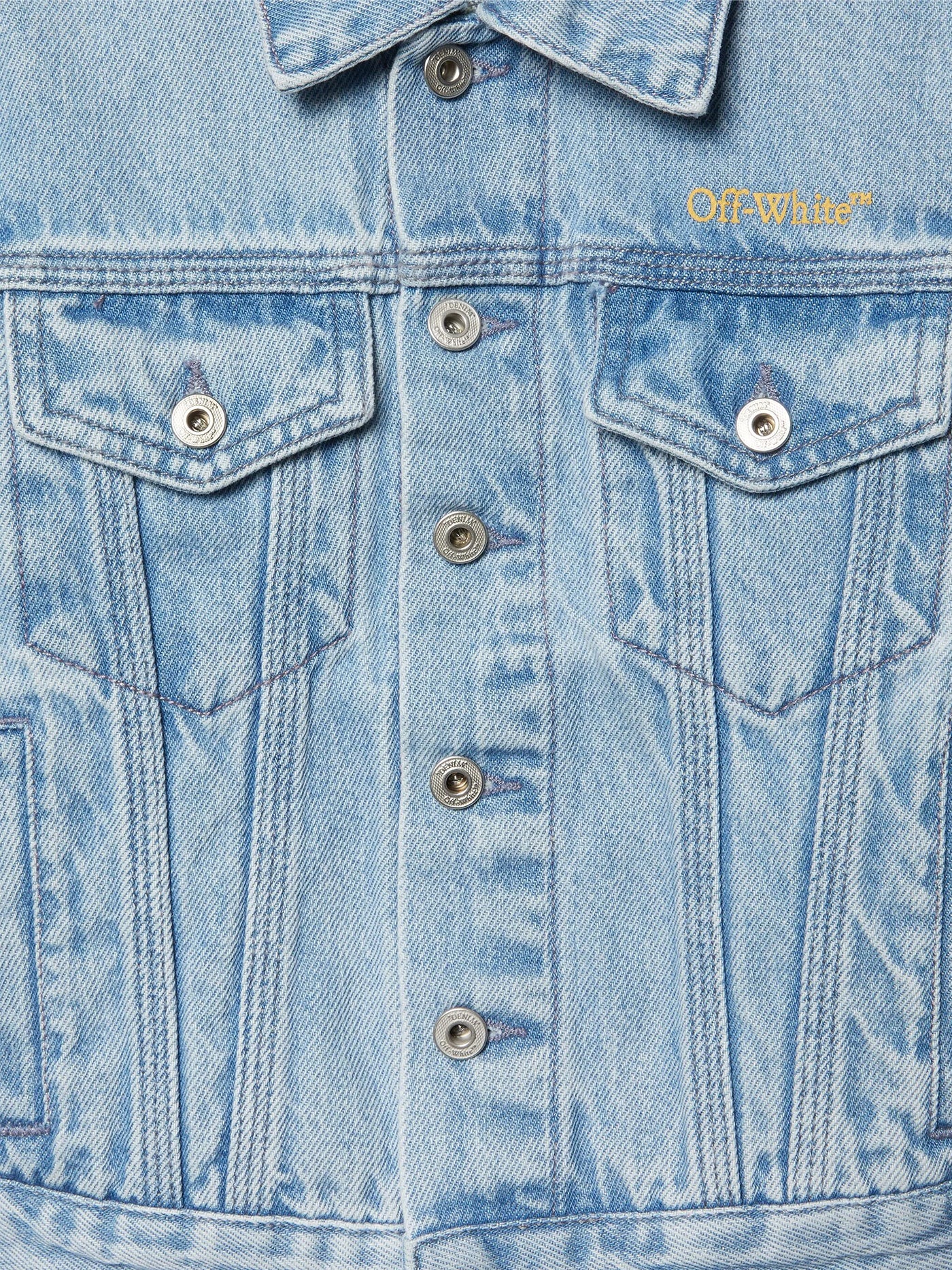 Denim Jackets in blue cotton - Image 6