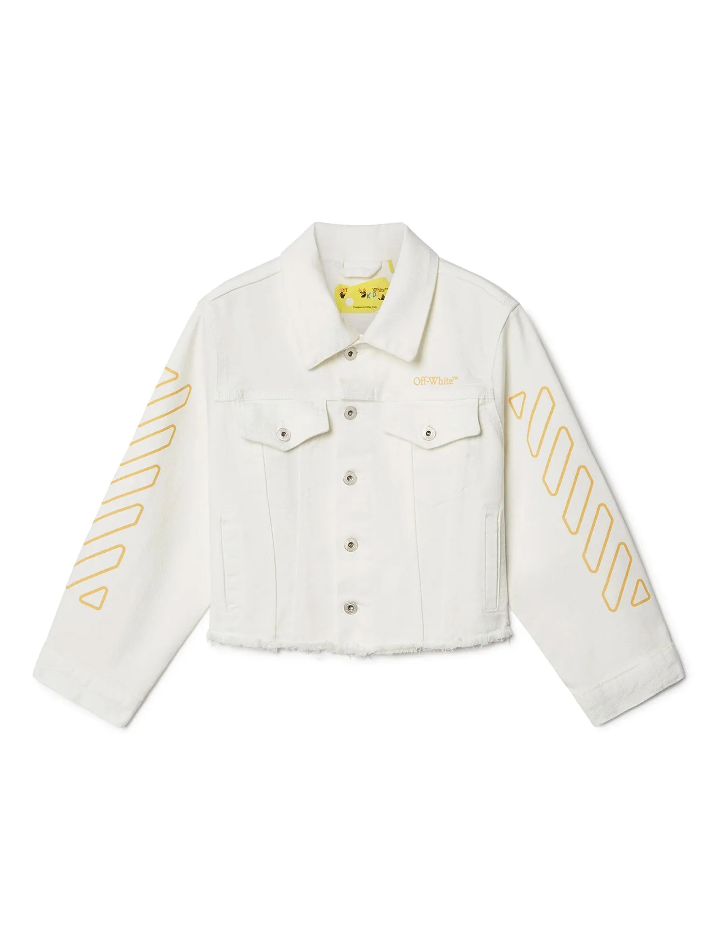Denim Jackets in white cotton