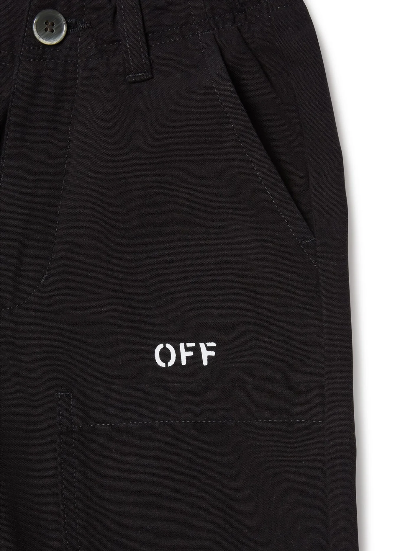 Pants in black cotton - Image 3