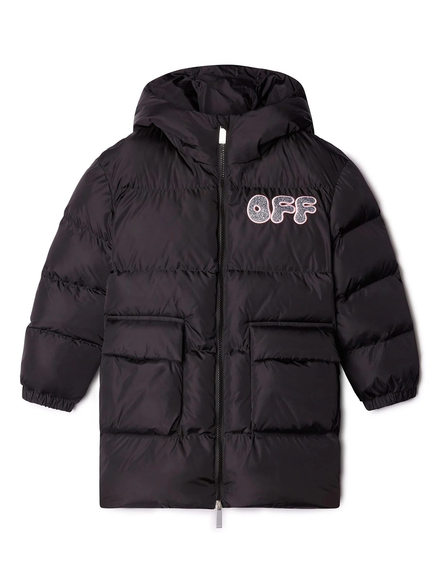 puffer in black polyamide