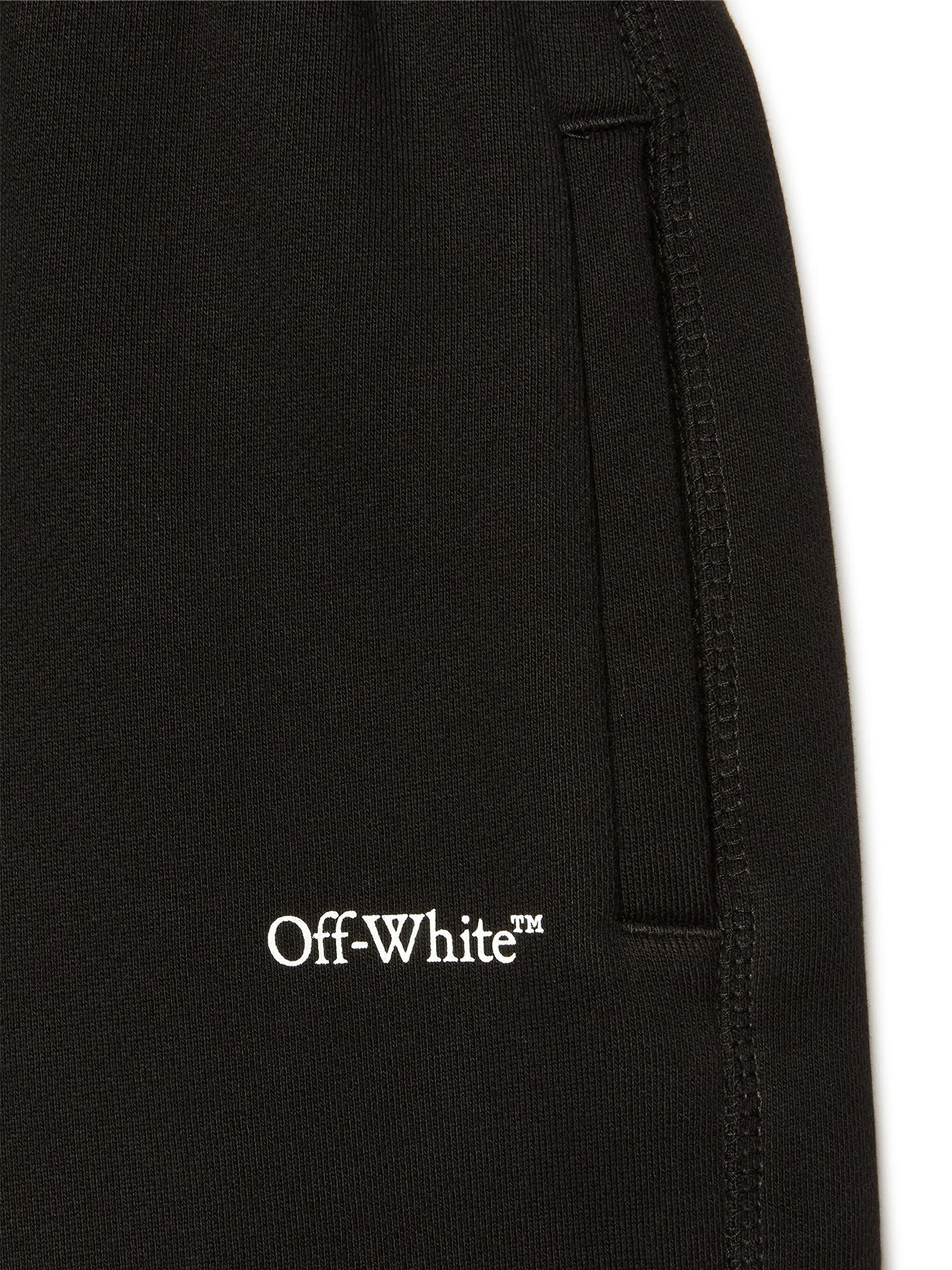 Shorts in black cotton - Image 3
