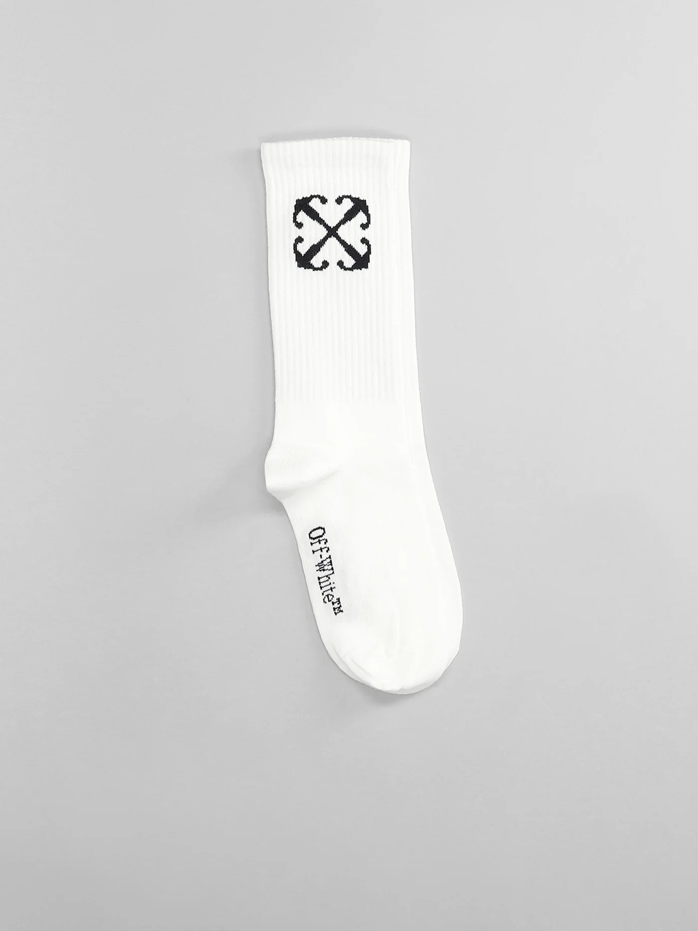 Socks in white cotton
