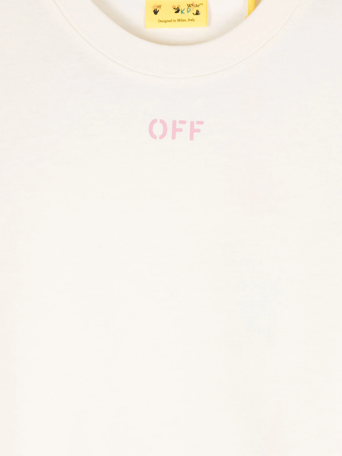 T-Shirt in beige cotton - Image 3