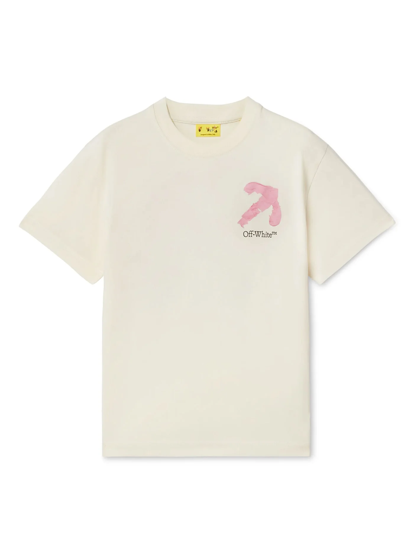 T-Shirt in beige cotton