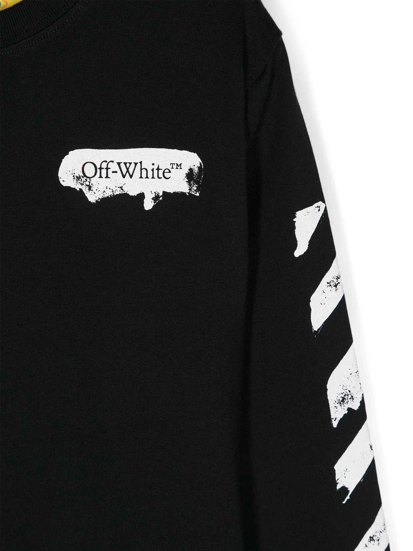 T-Shirt in black cotton - Image 3