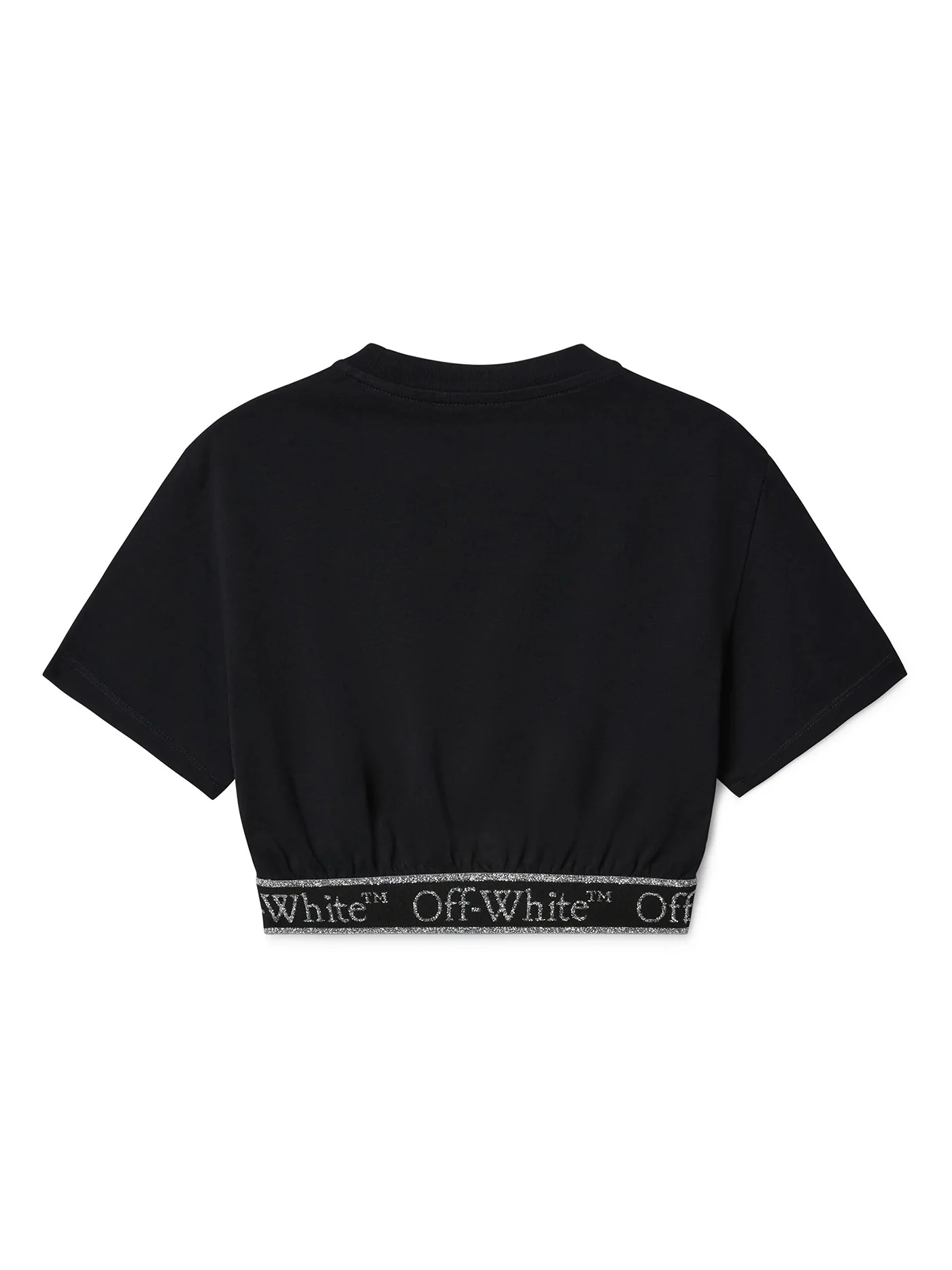 T-Shirt in black cotton - Image 2