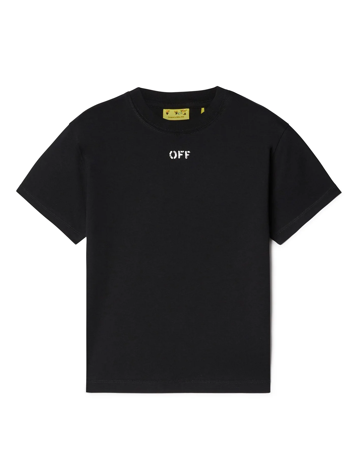 T-Shirt in black cotton