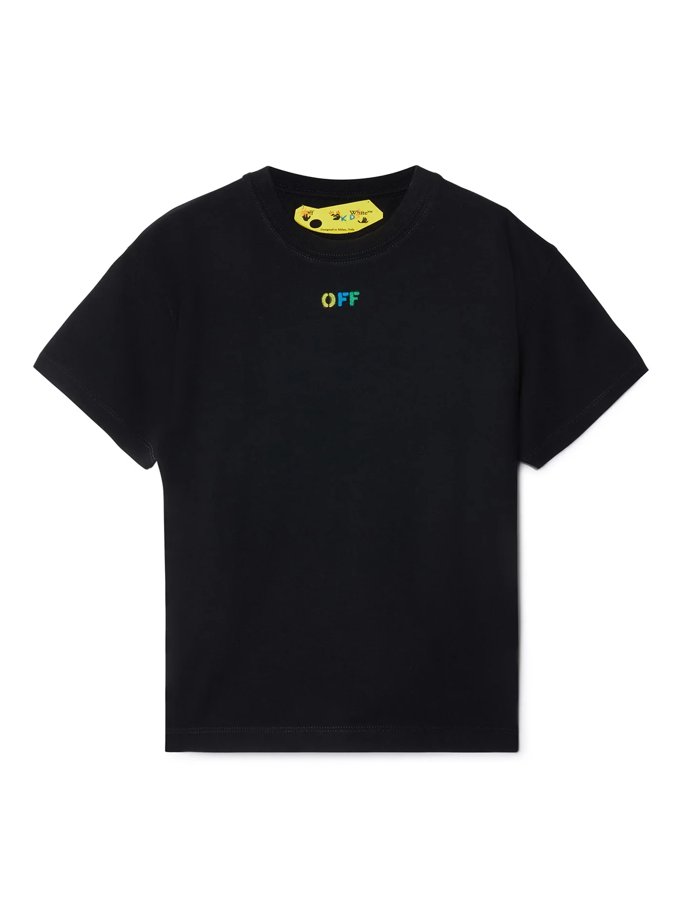 T-Shirt in black cotton