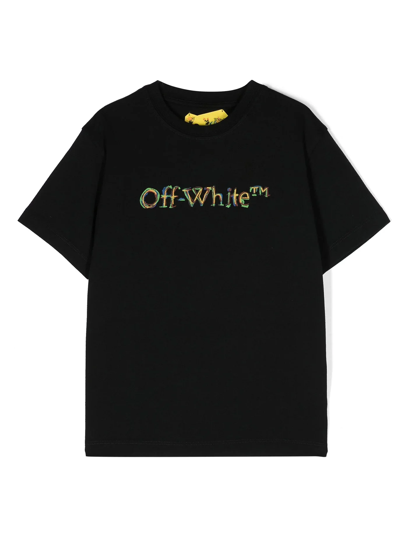 T-Shirt in black cotton