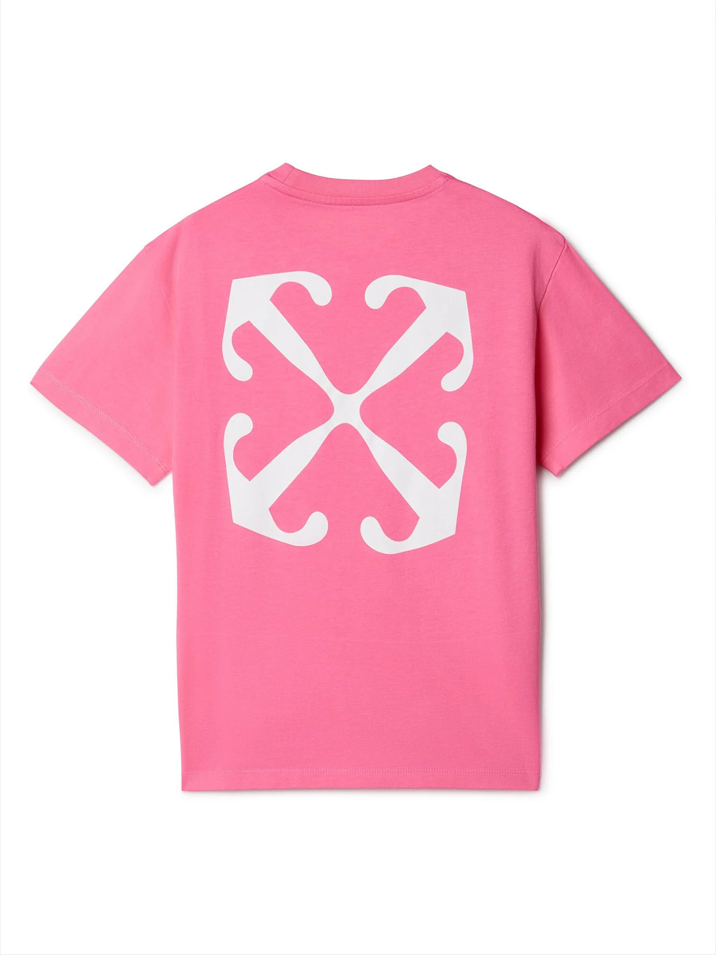 T-Shirt in fuxia cotton - Image 2