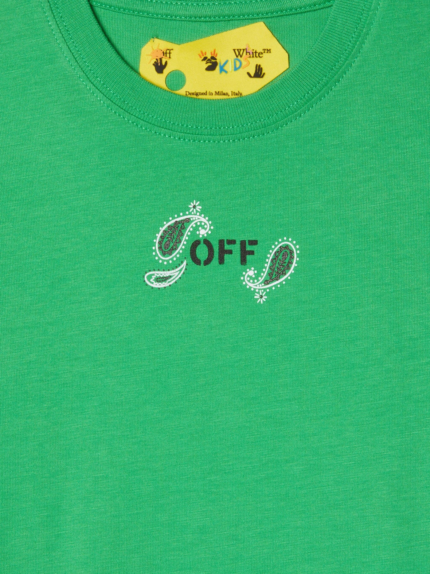 T-Shirt in green cotton - Image 3