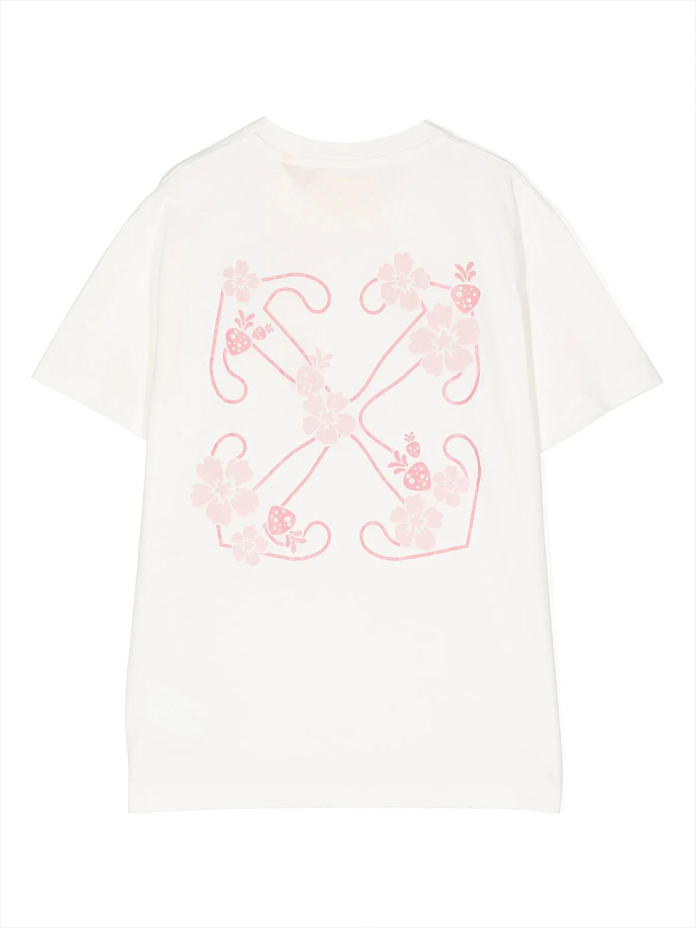 T-Shirt in white cotton - Image 2