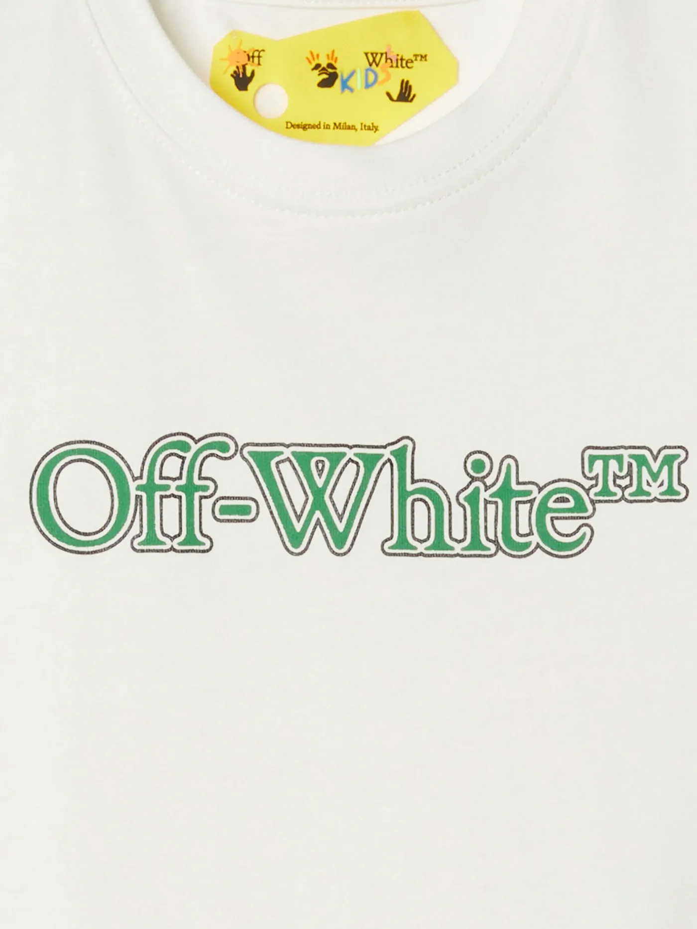 T-Shirt in white cotton - Image 3