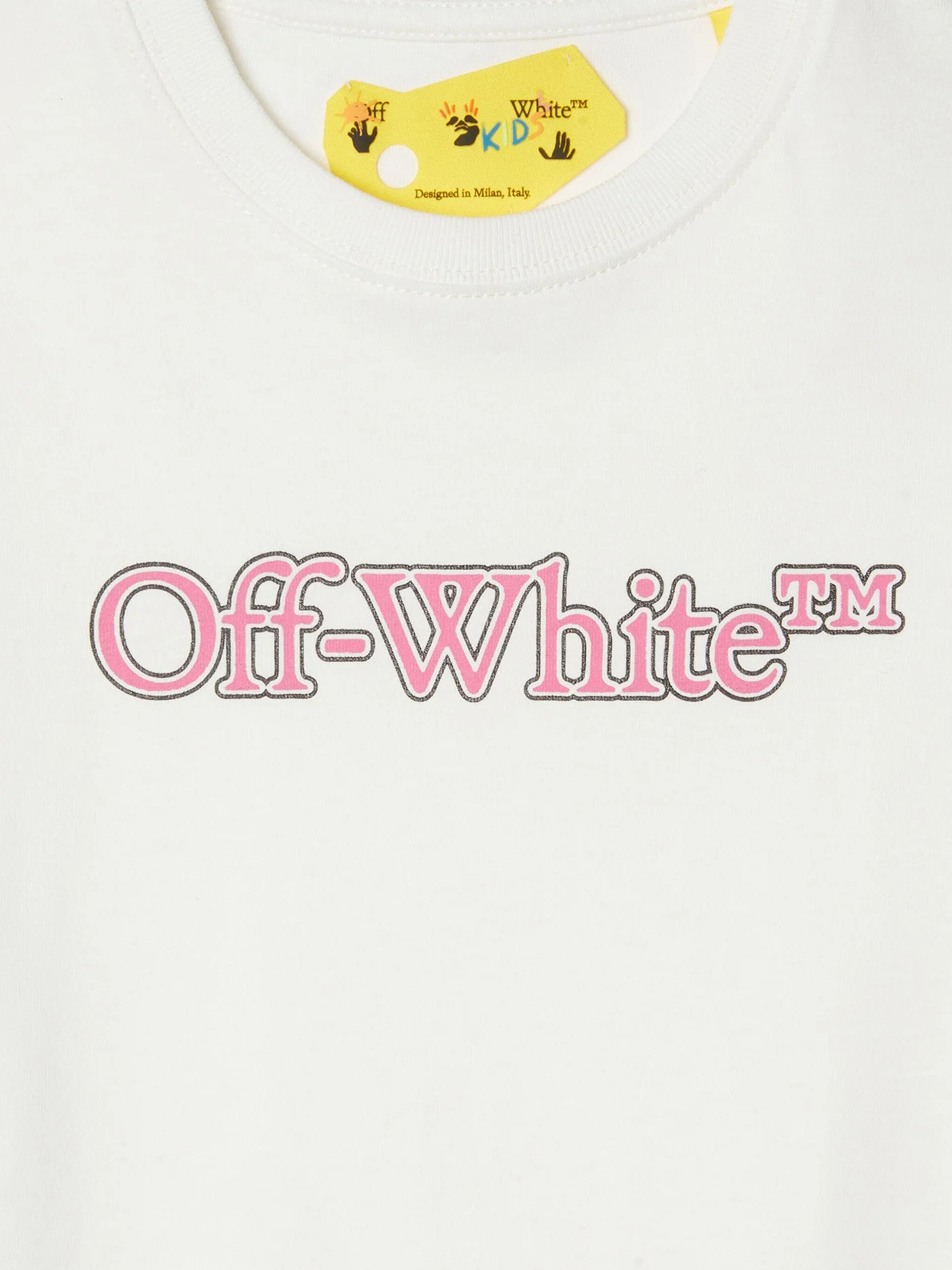 T-Shirt in white cotton - Image 3