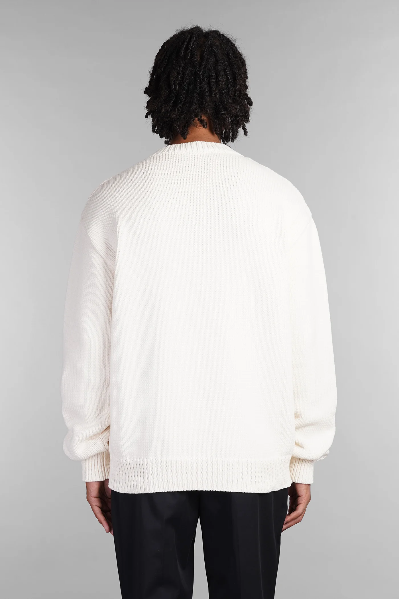 Knitwear in beige cotton - Image 3