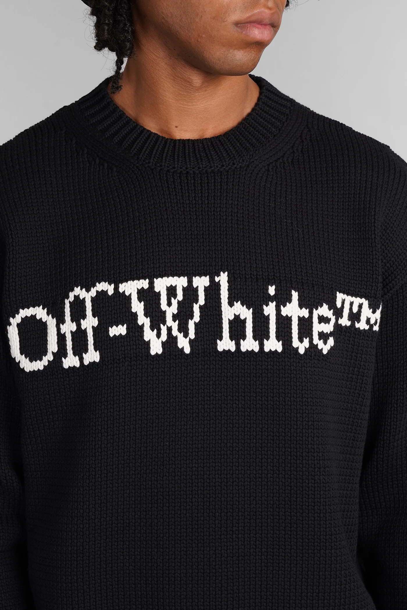 Knitwear in black cotton - Image 5
