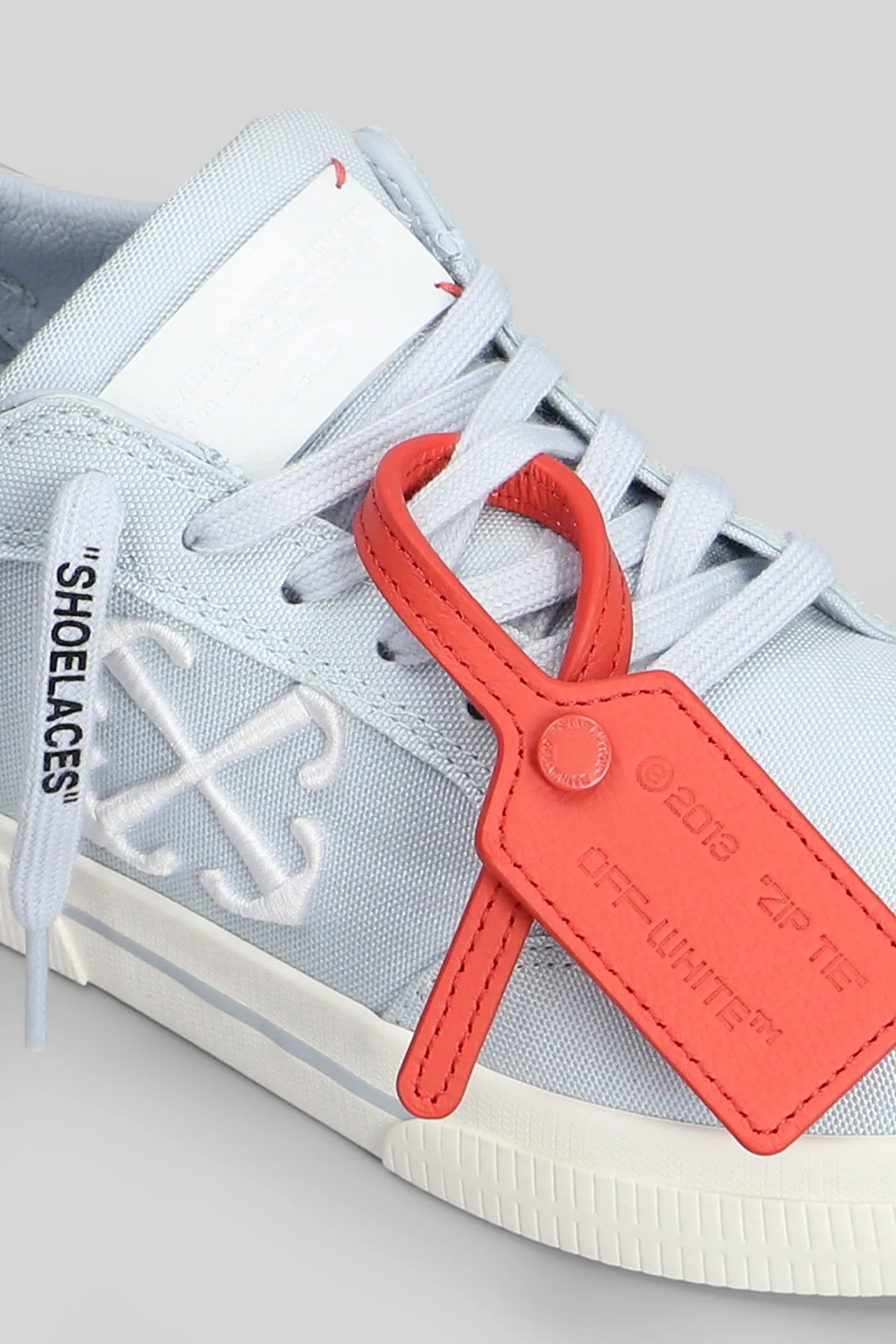 New low vulcanized Sneakers in cyan cotton - Image 5