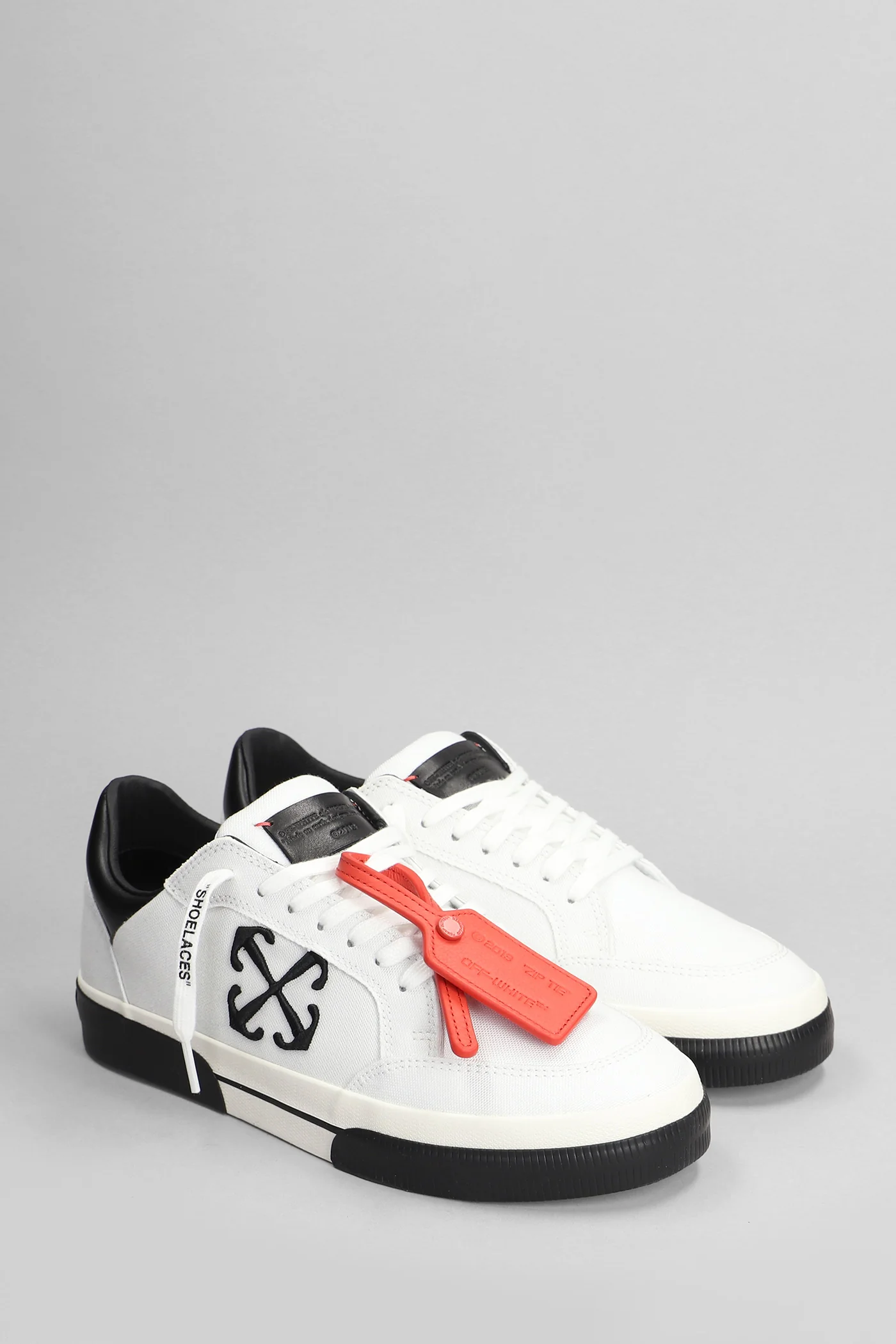 New low vulcanized Sneakers in white cotton - Image 2