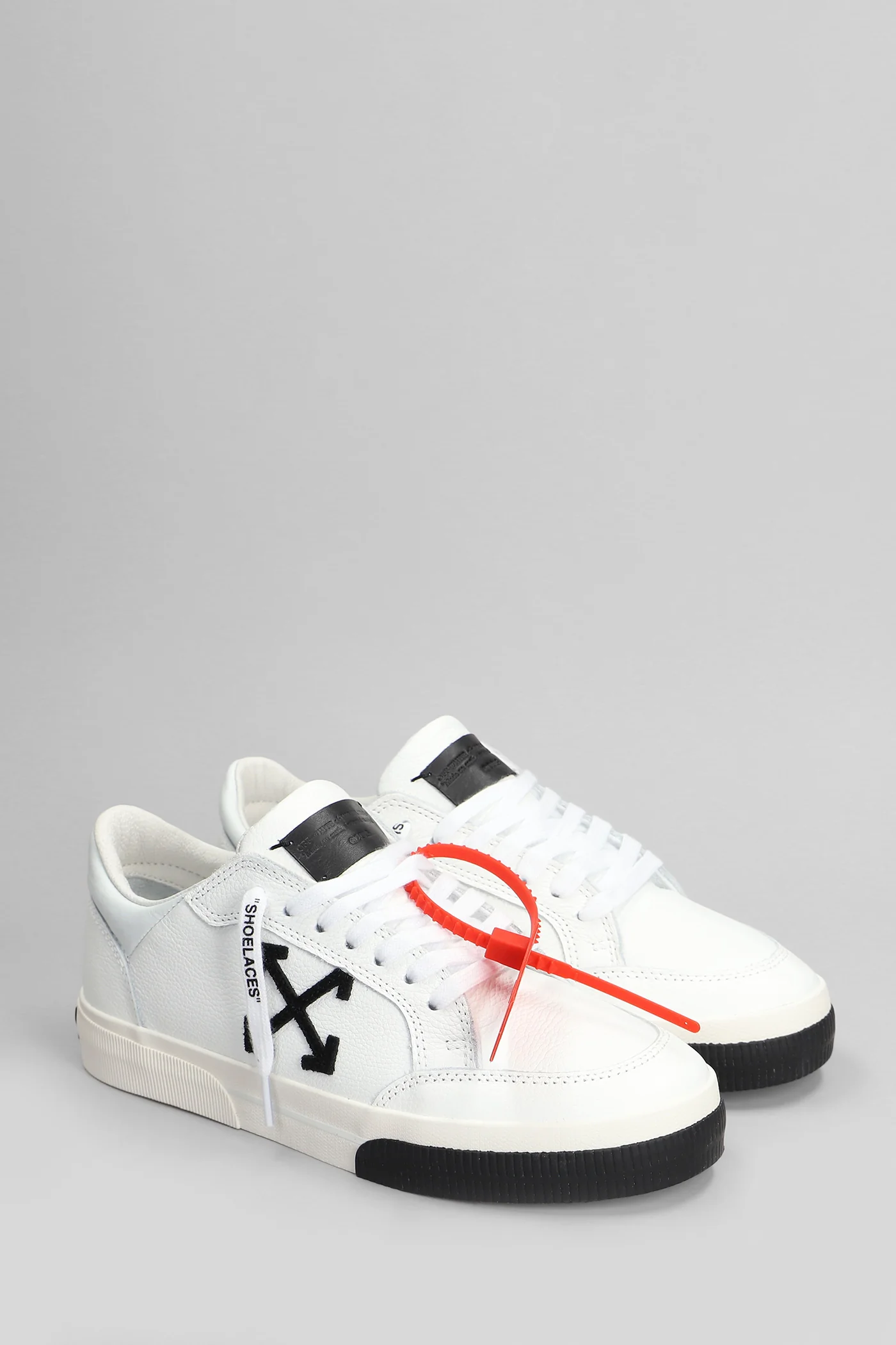 New vulcanized low Sneakers in white leather - Image 2