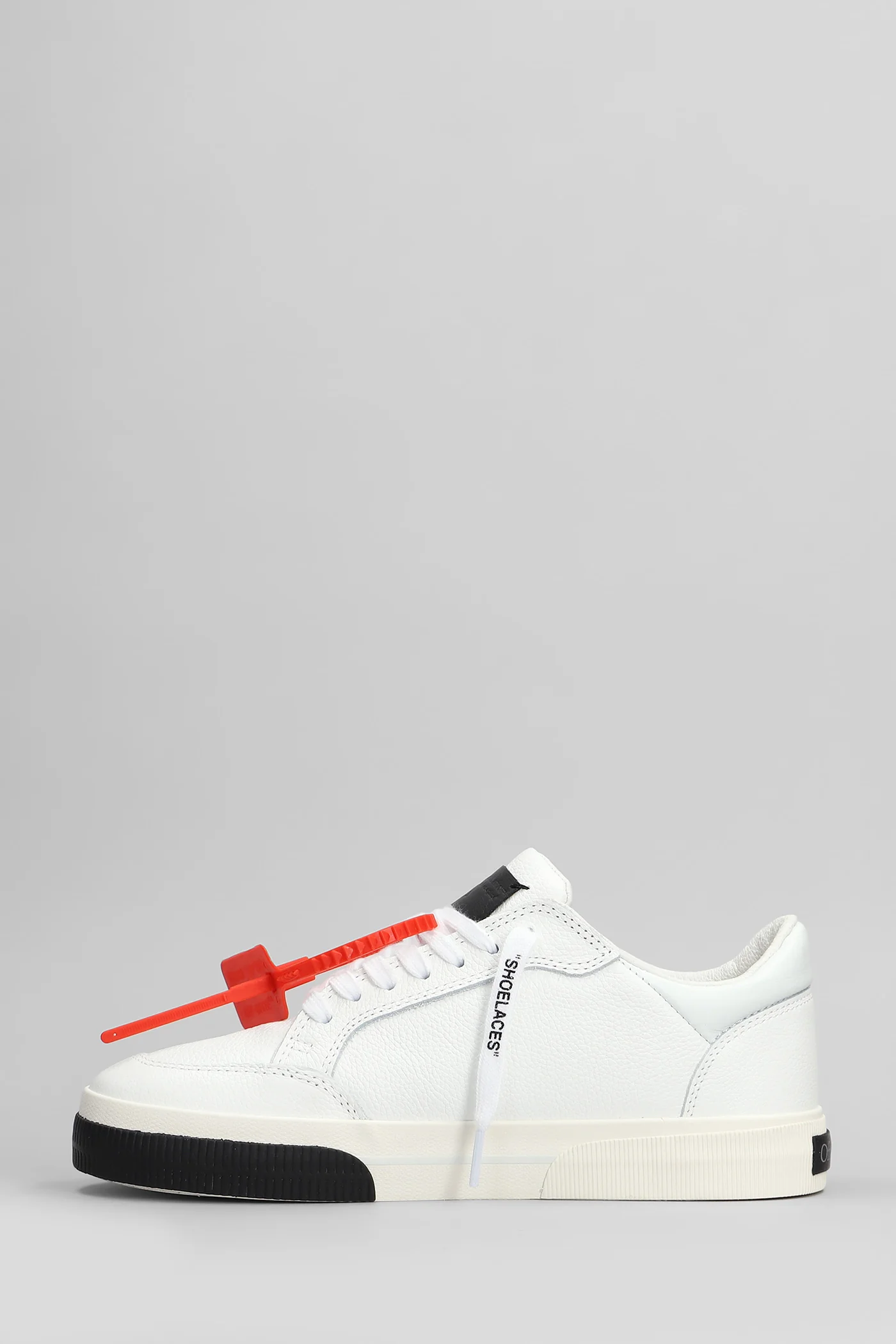 New vulcanized low Sneakers in white leather - Image 3