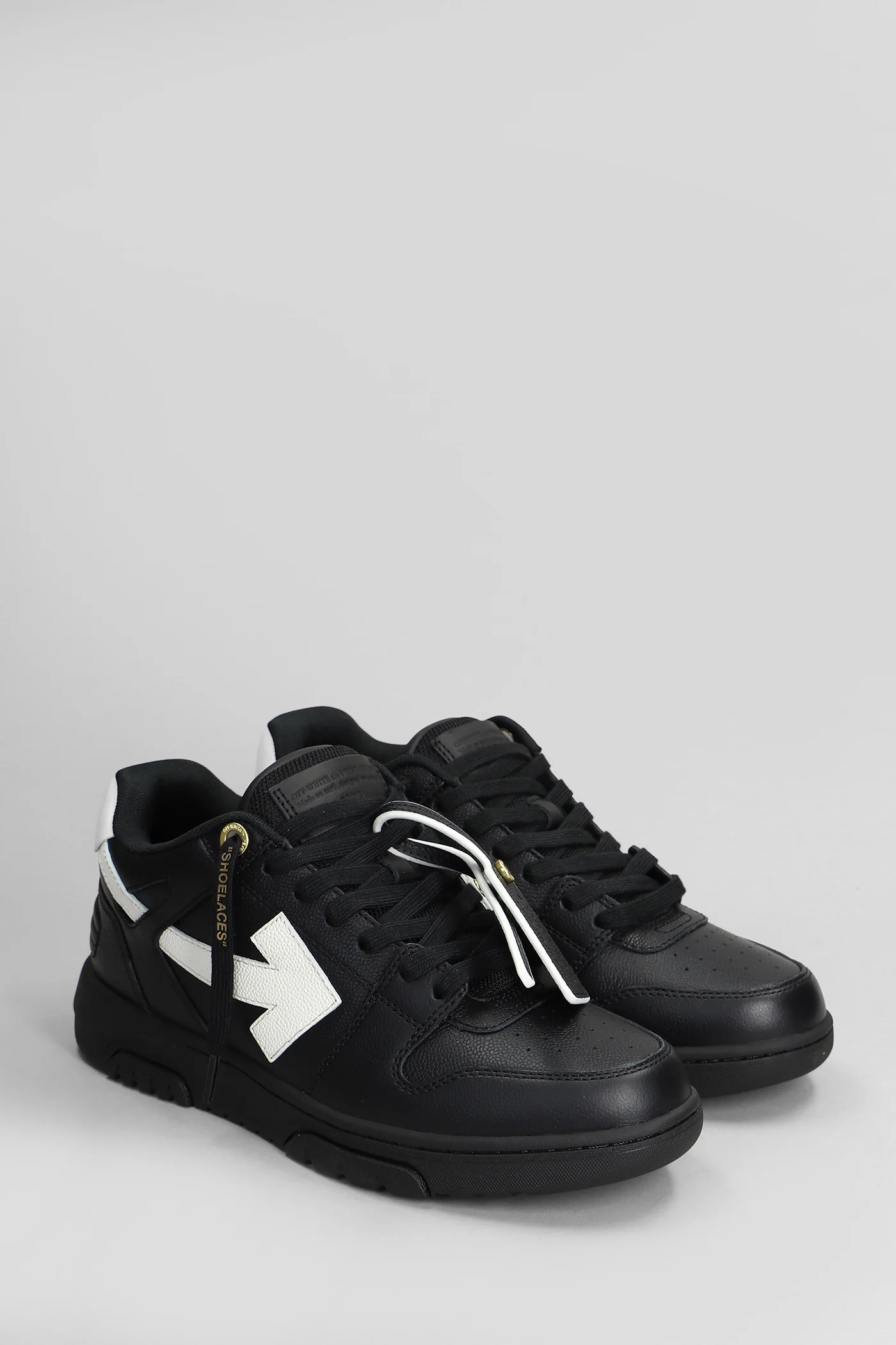 Out of office basket Sneakers in black leather - Image 2
