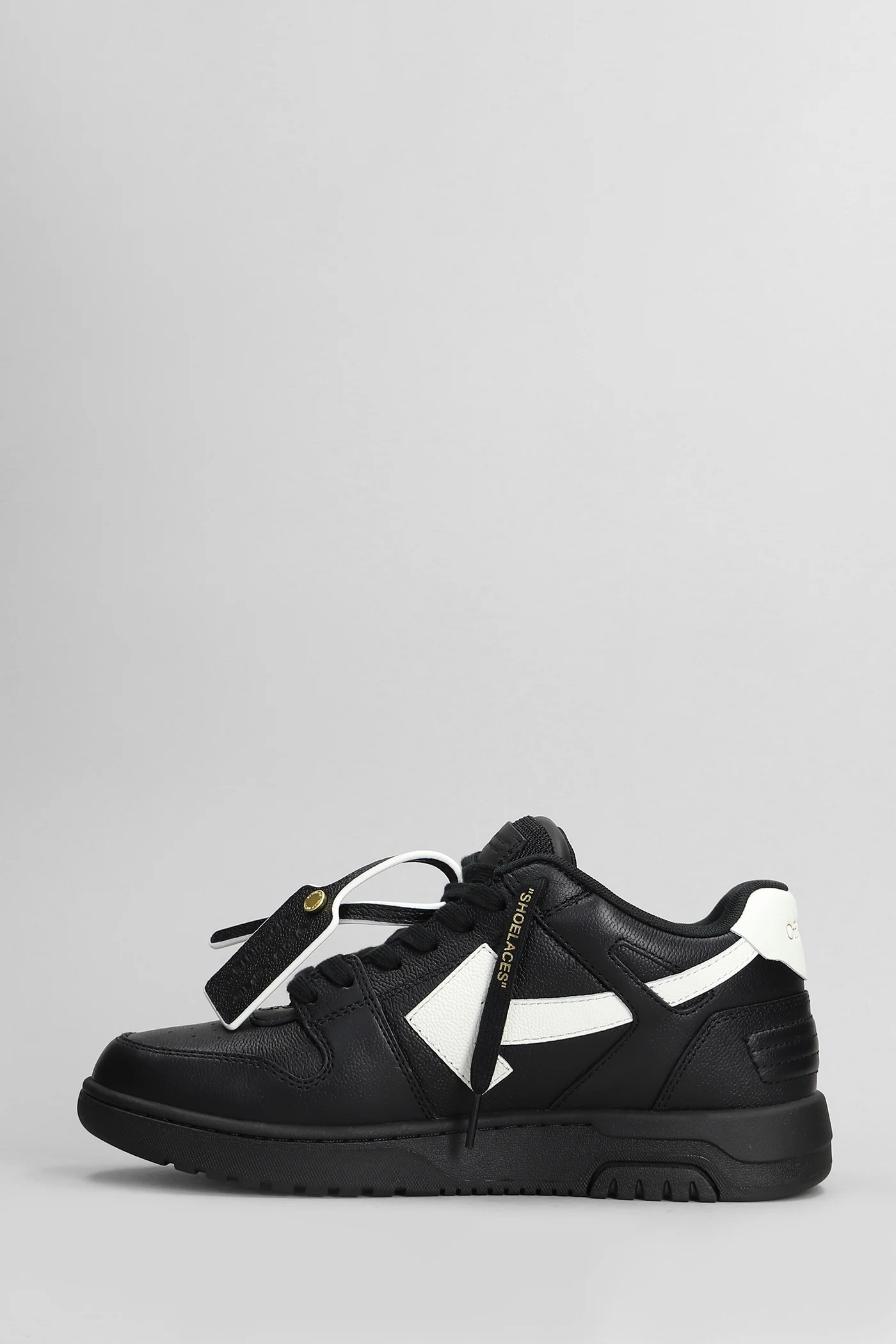 Out of office basket Sneakers in black leather - Image 3