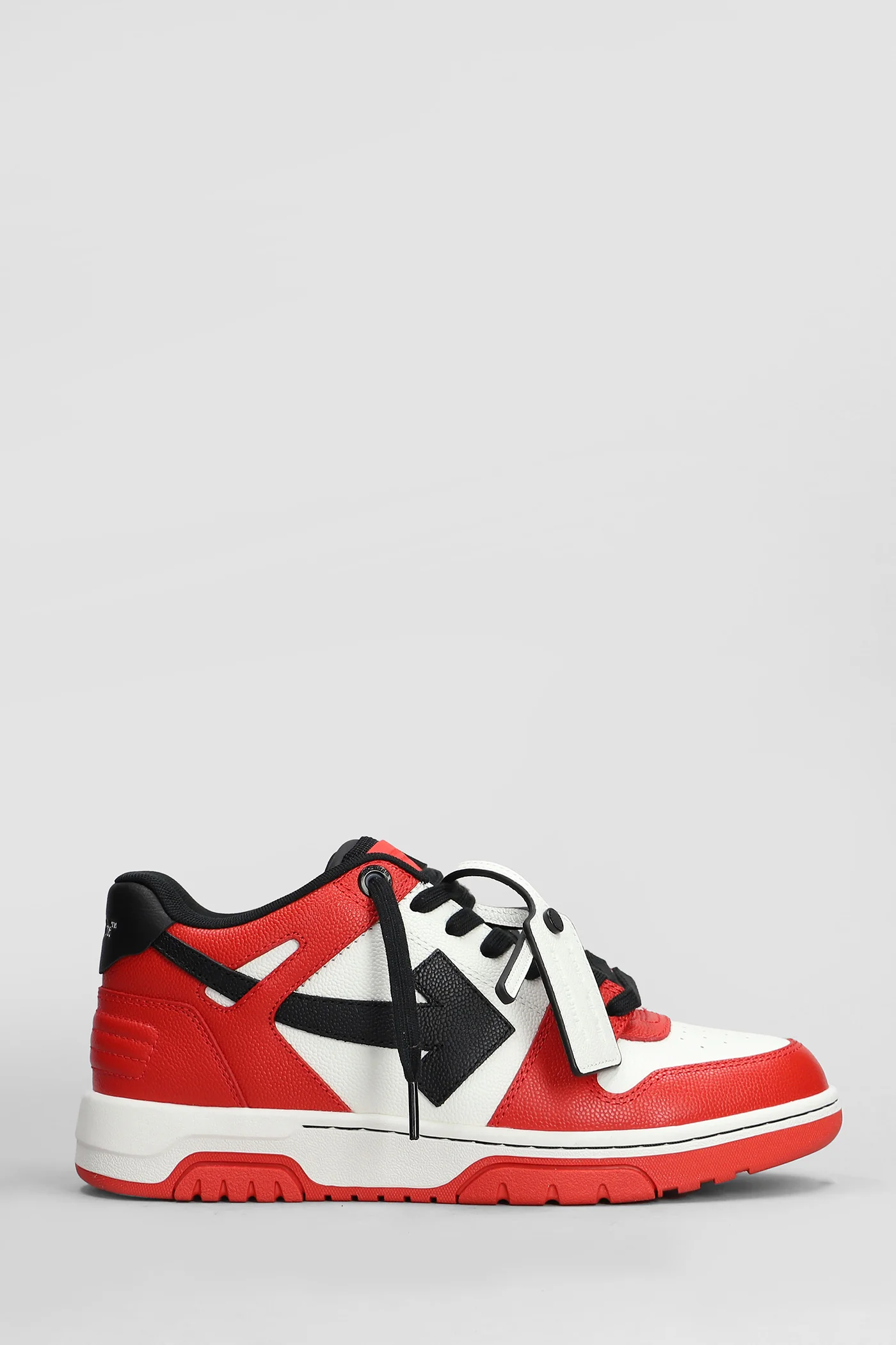 Out of office basket Sneakers in red leather