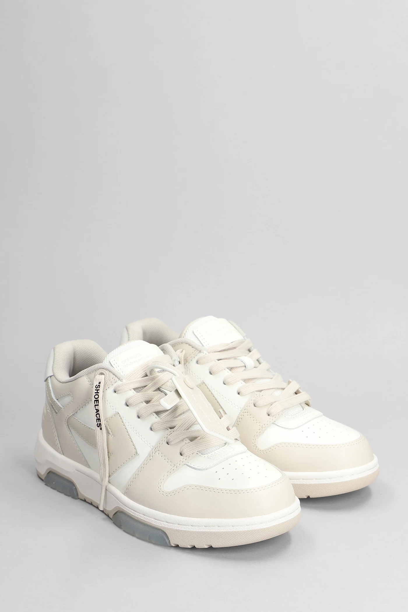 Out of office Sneakers in beige leather - Image 2