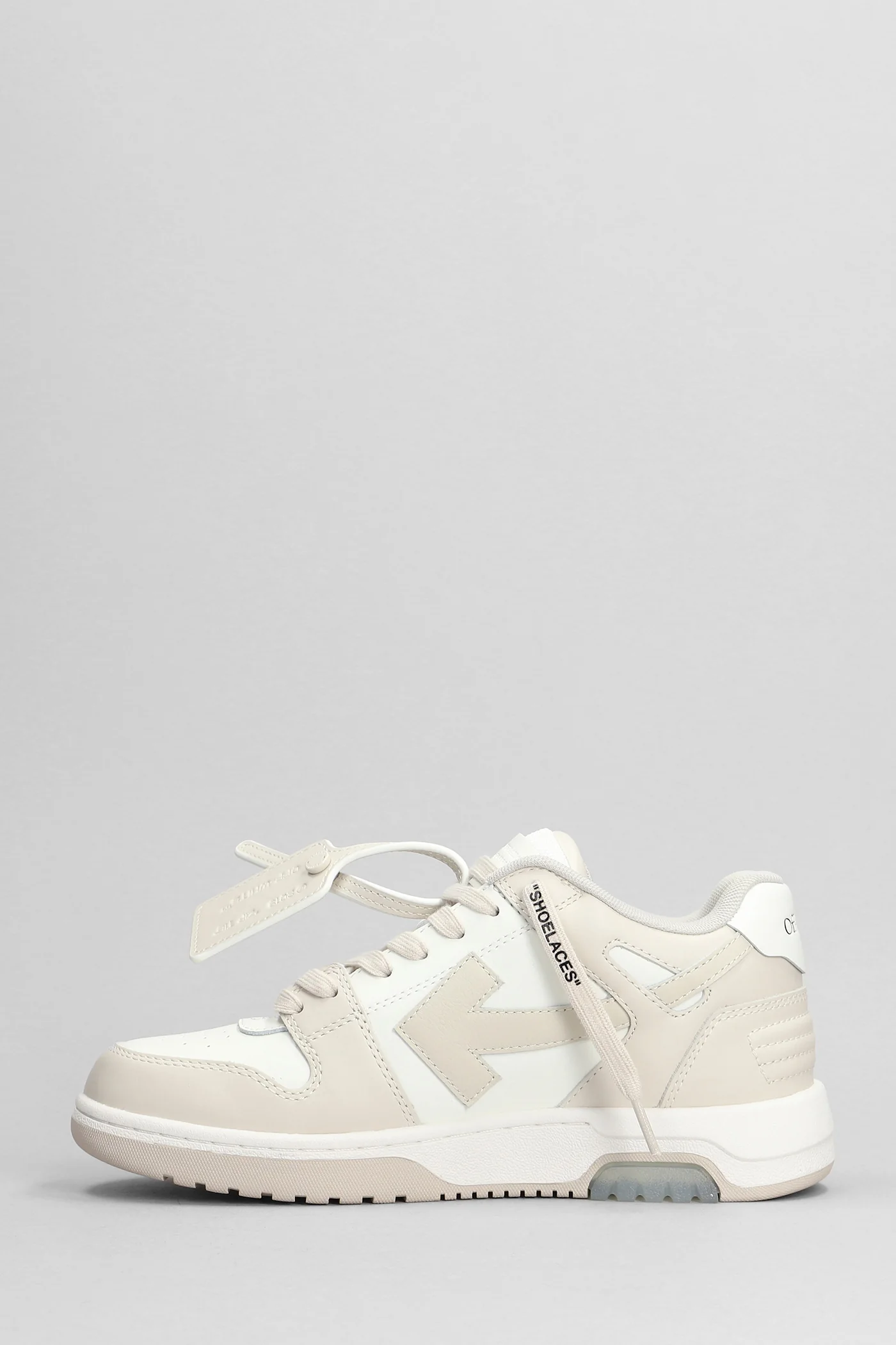 Out of office Sneakers in beige leather - Image 3