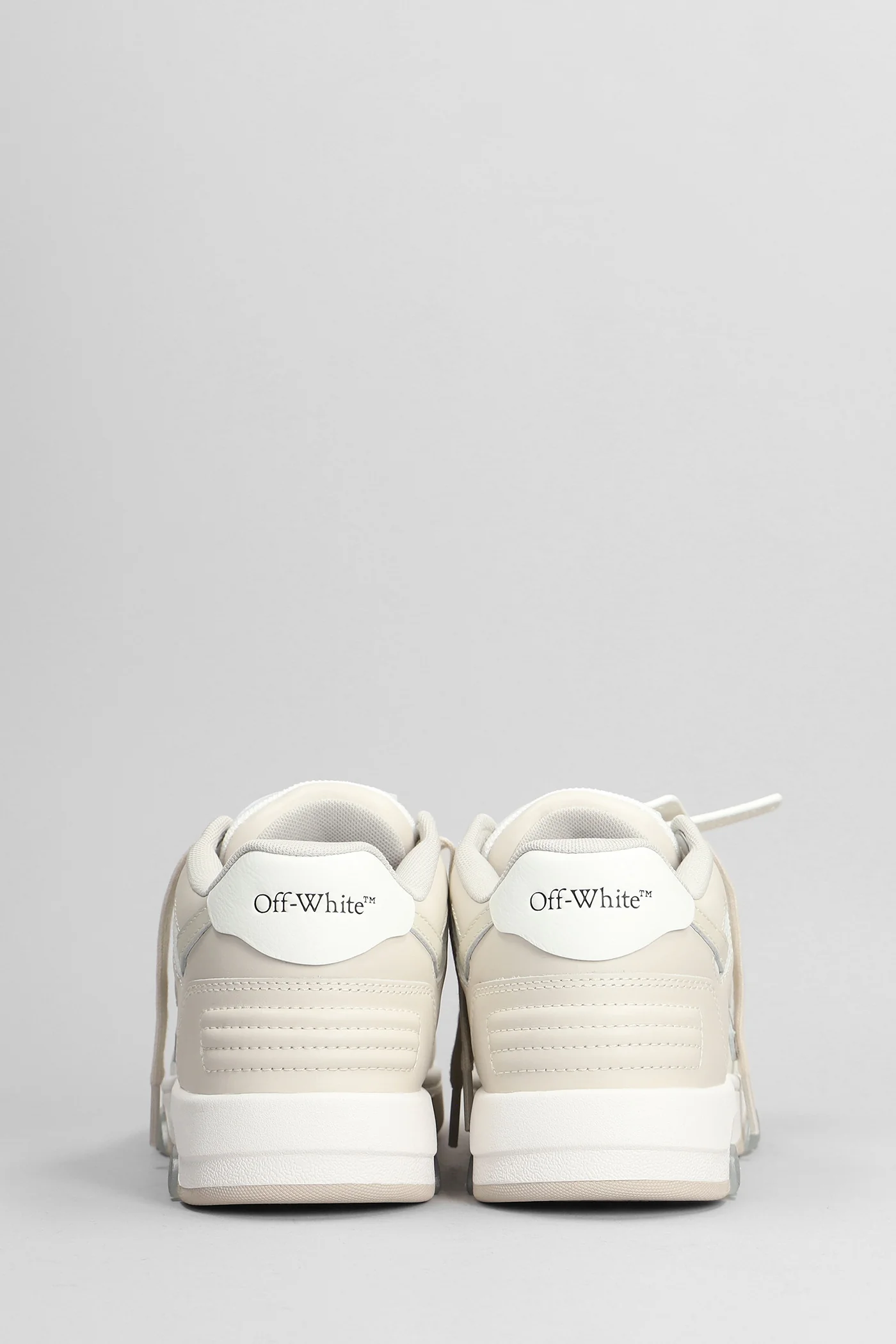 Out of office Sneakers in beige leather - Image 4