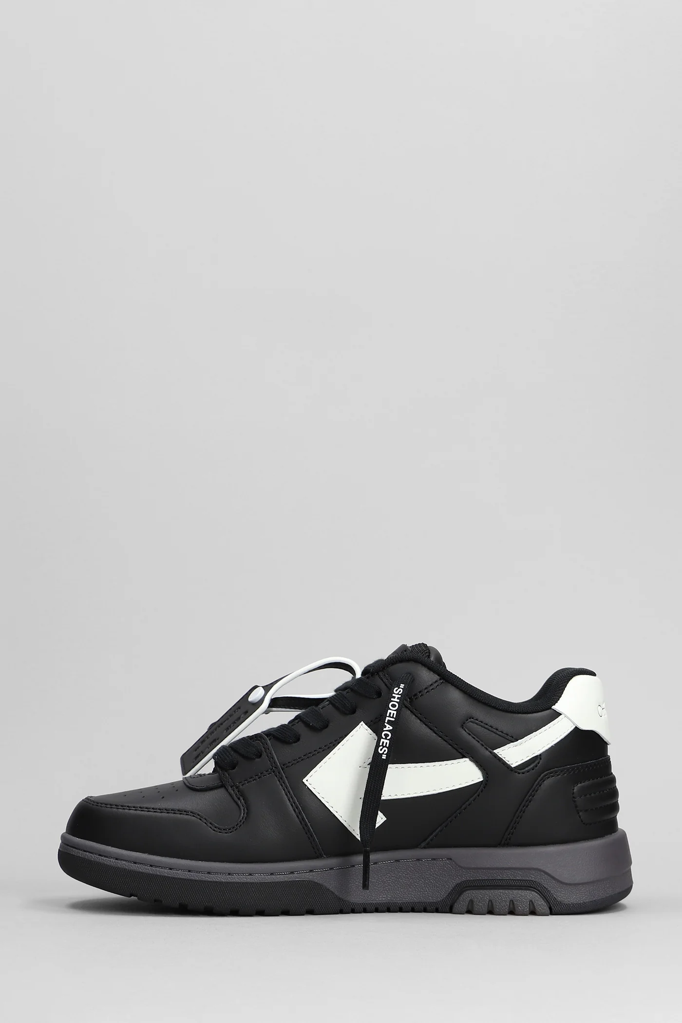 Out of office Sneakers in black leather - Image 3