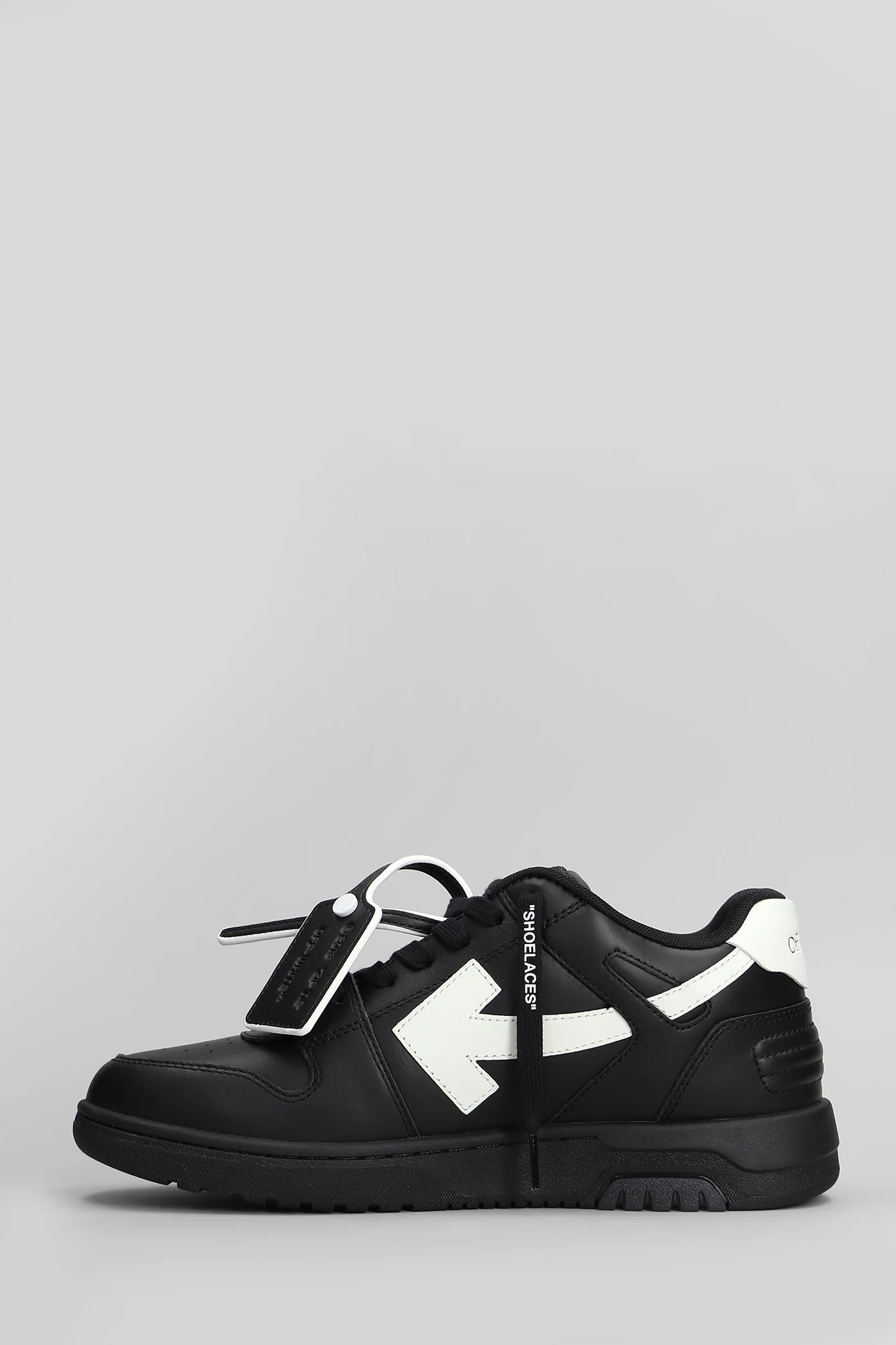 Out of office Sneakers in black leather - Image 3