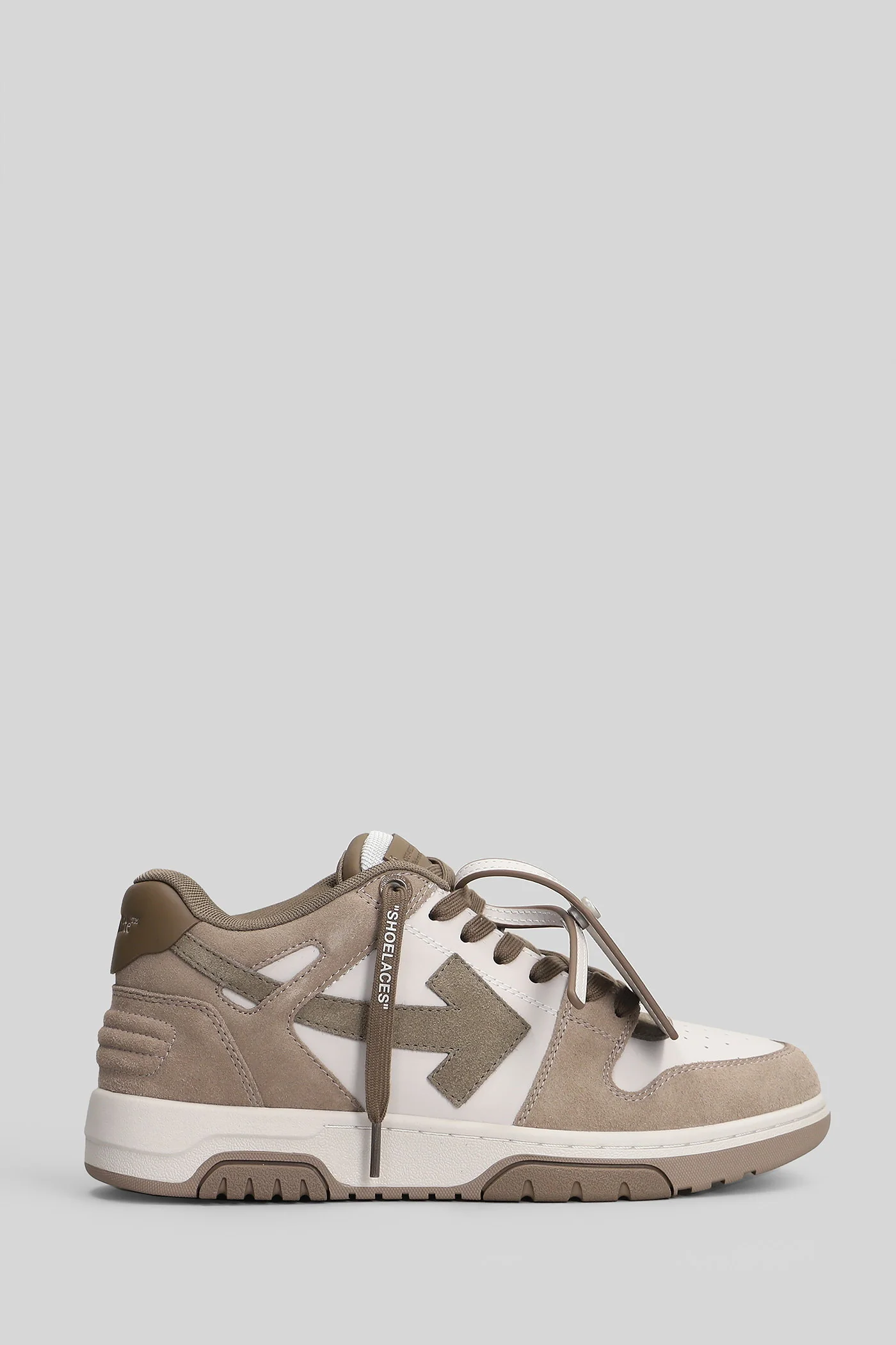 Out of office Sneakers in brown suede and leather
