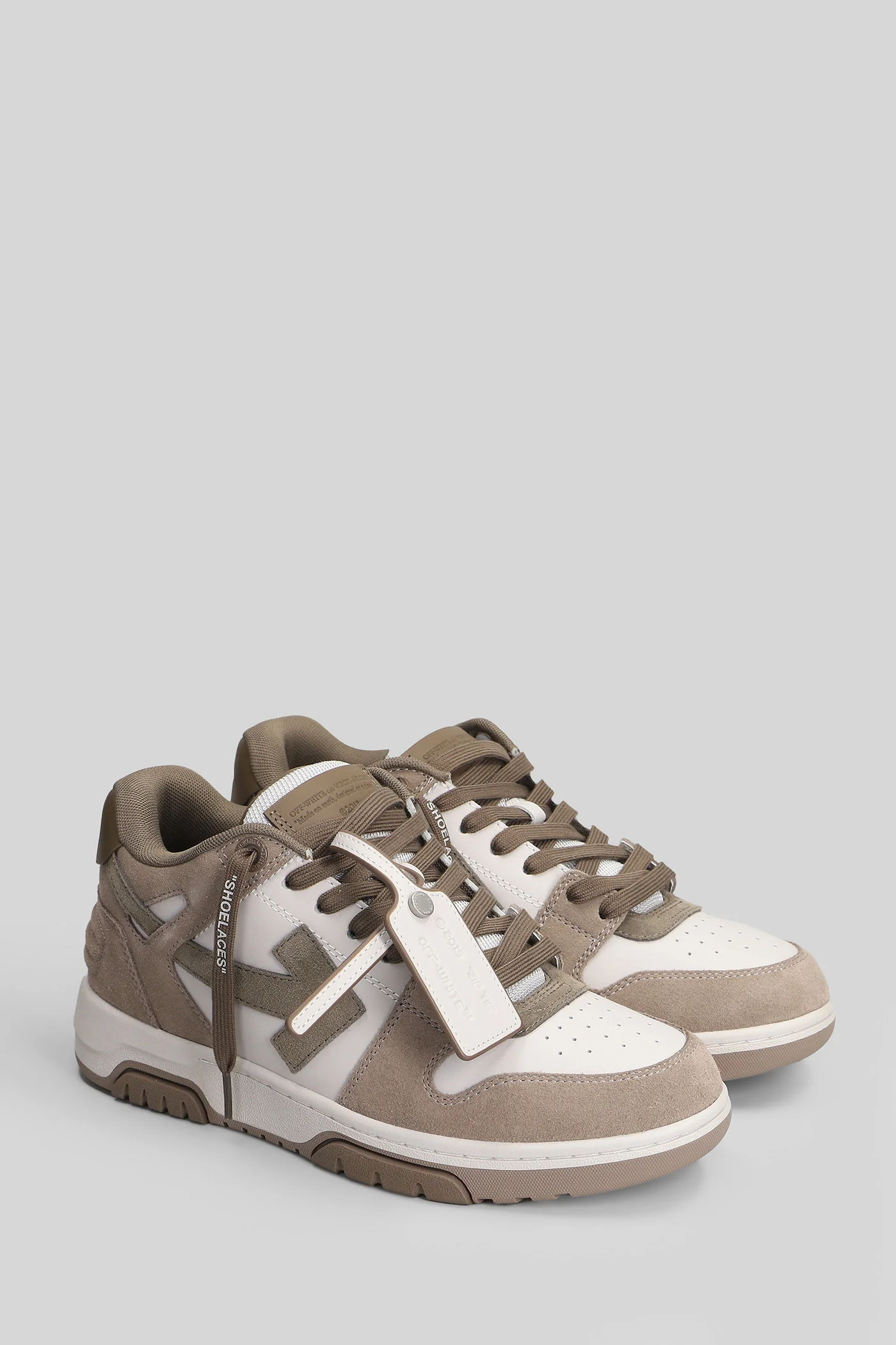 Out of office Sneakers in brown suede and leather - Image 2