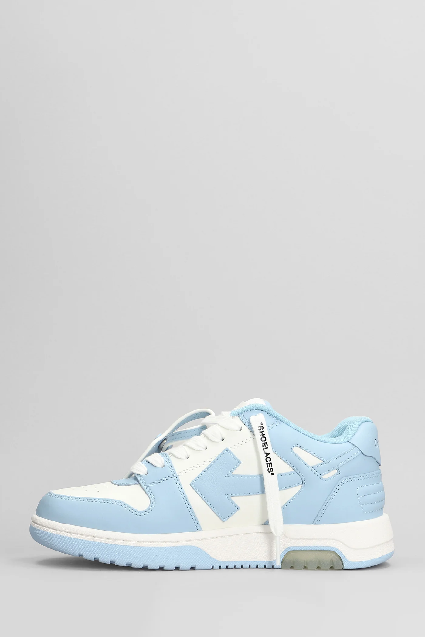Out of office Sneakers in cyan leather - Image 3