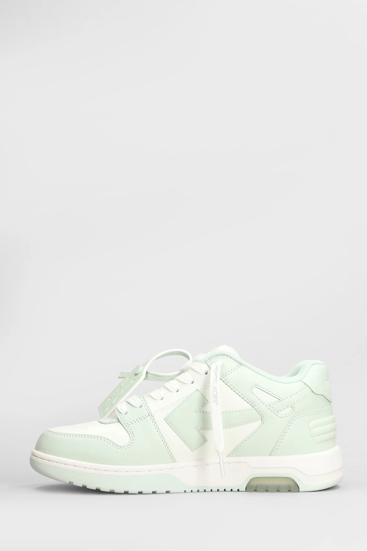 Out of office Sneakers in green leather - Image 3