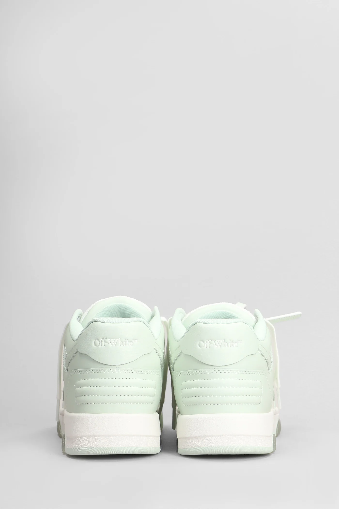 Out of office Sneakers in green leather - Image 4