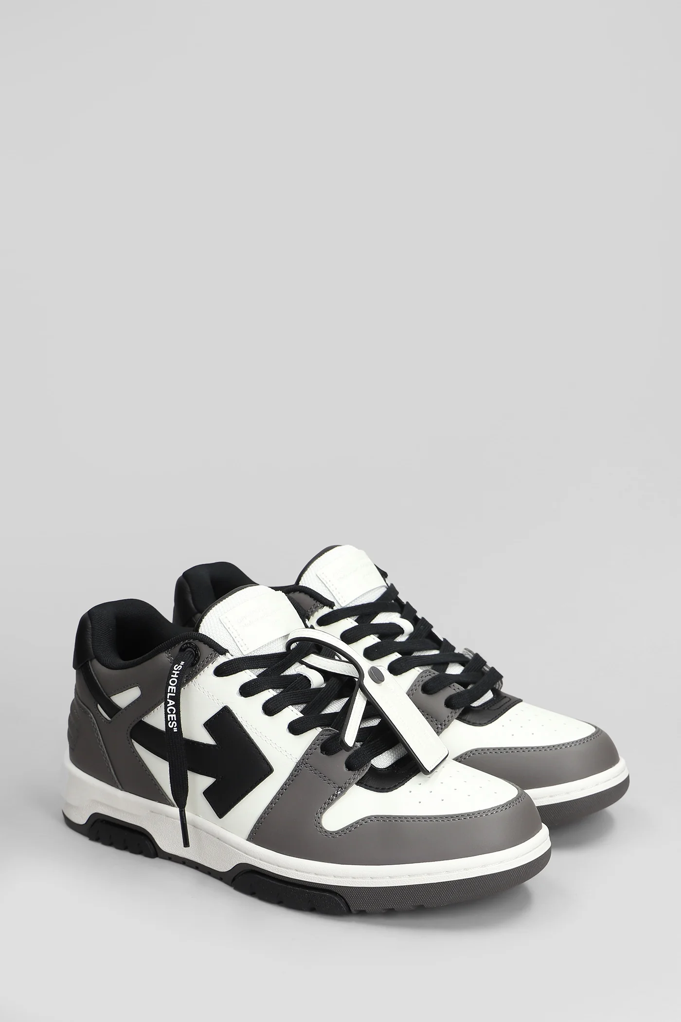 Out of office Sneakers in grey leather - Image 2