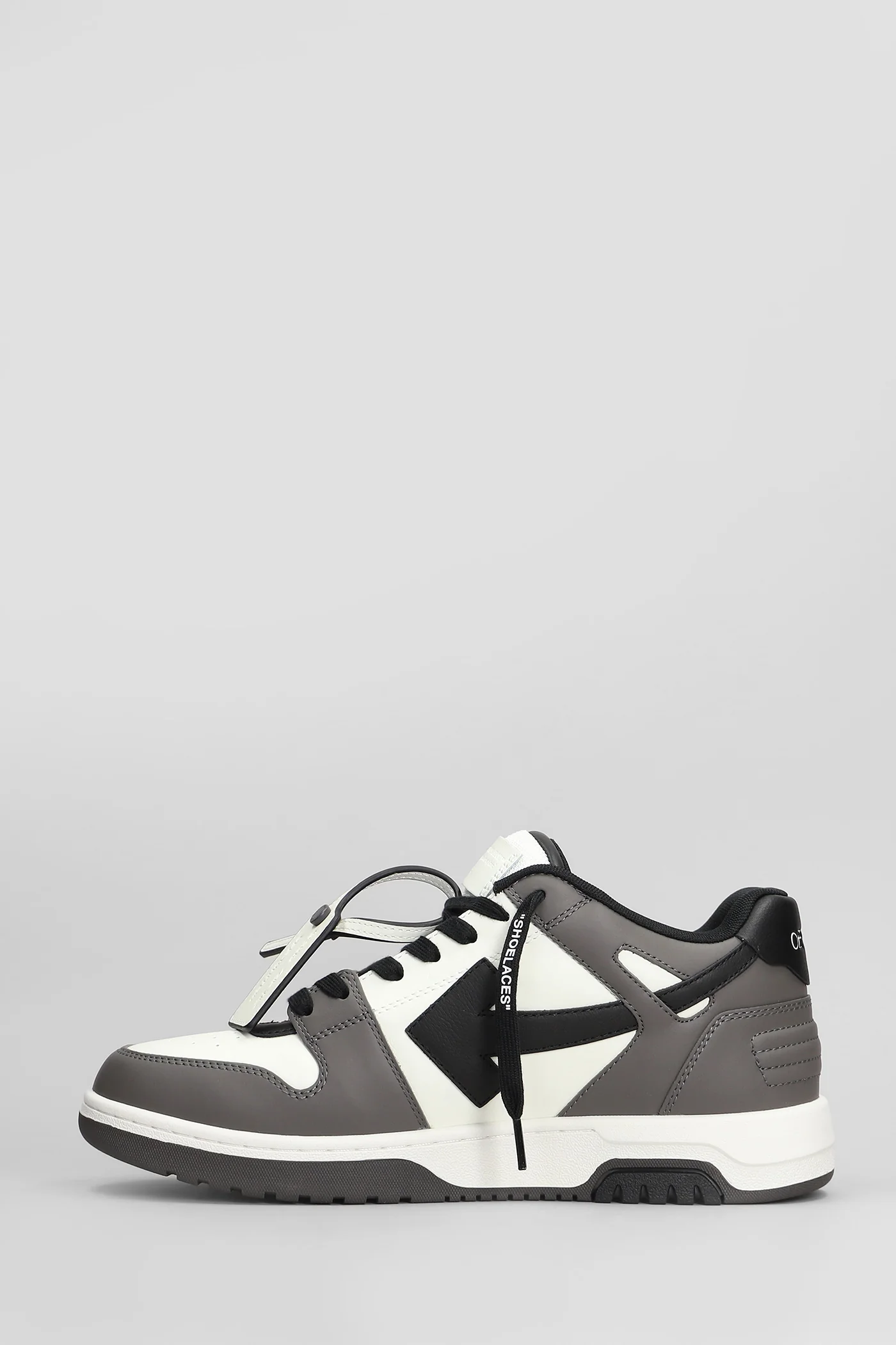 Out of office Sneakers in grey leather - Image 3