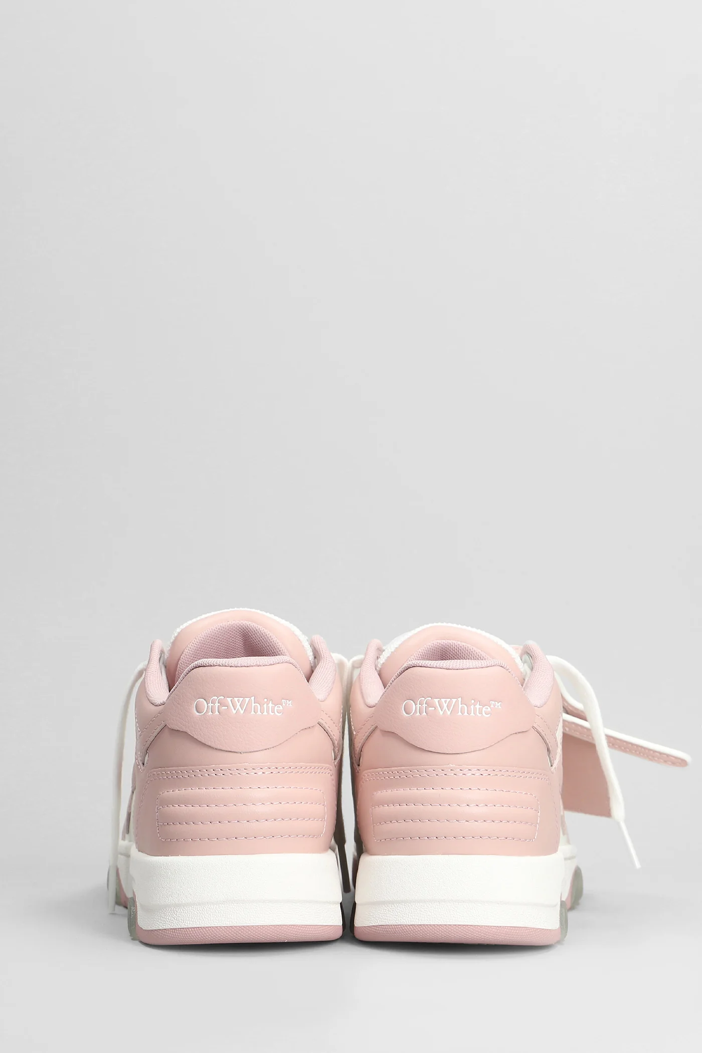 Out of office Sneakers in rose-pink leather - Image 4