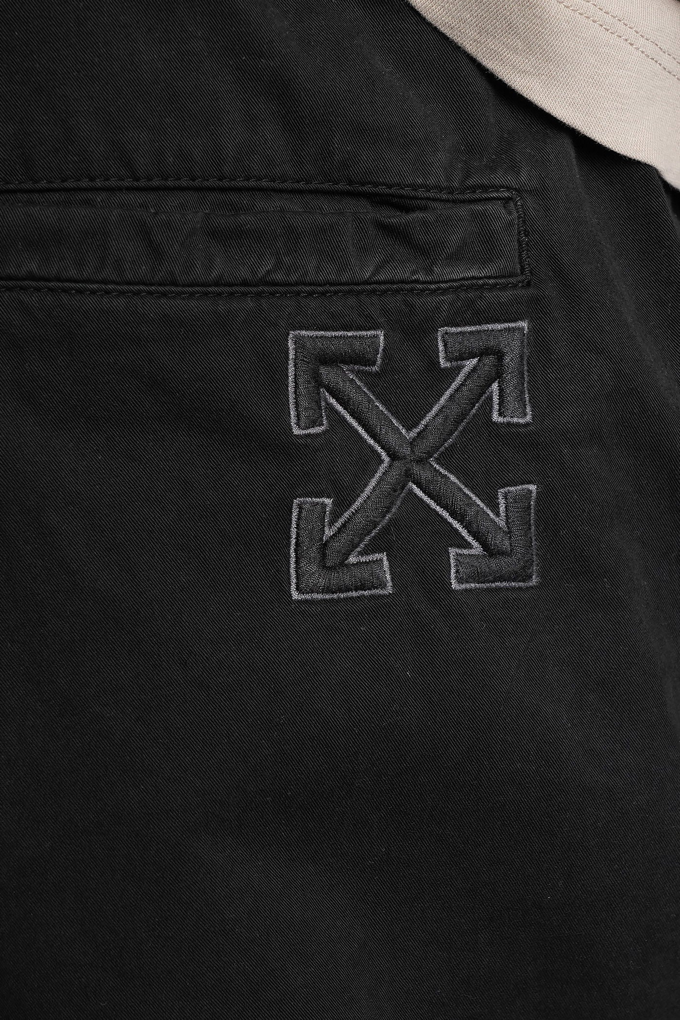 Pants in black cotton - Image 5
