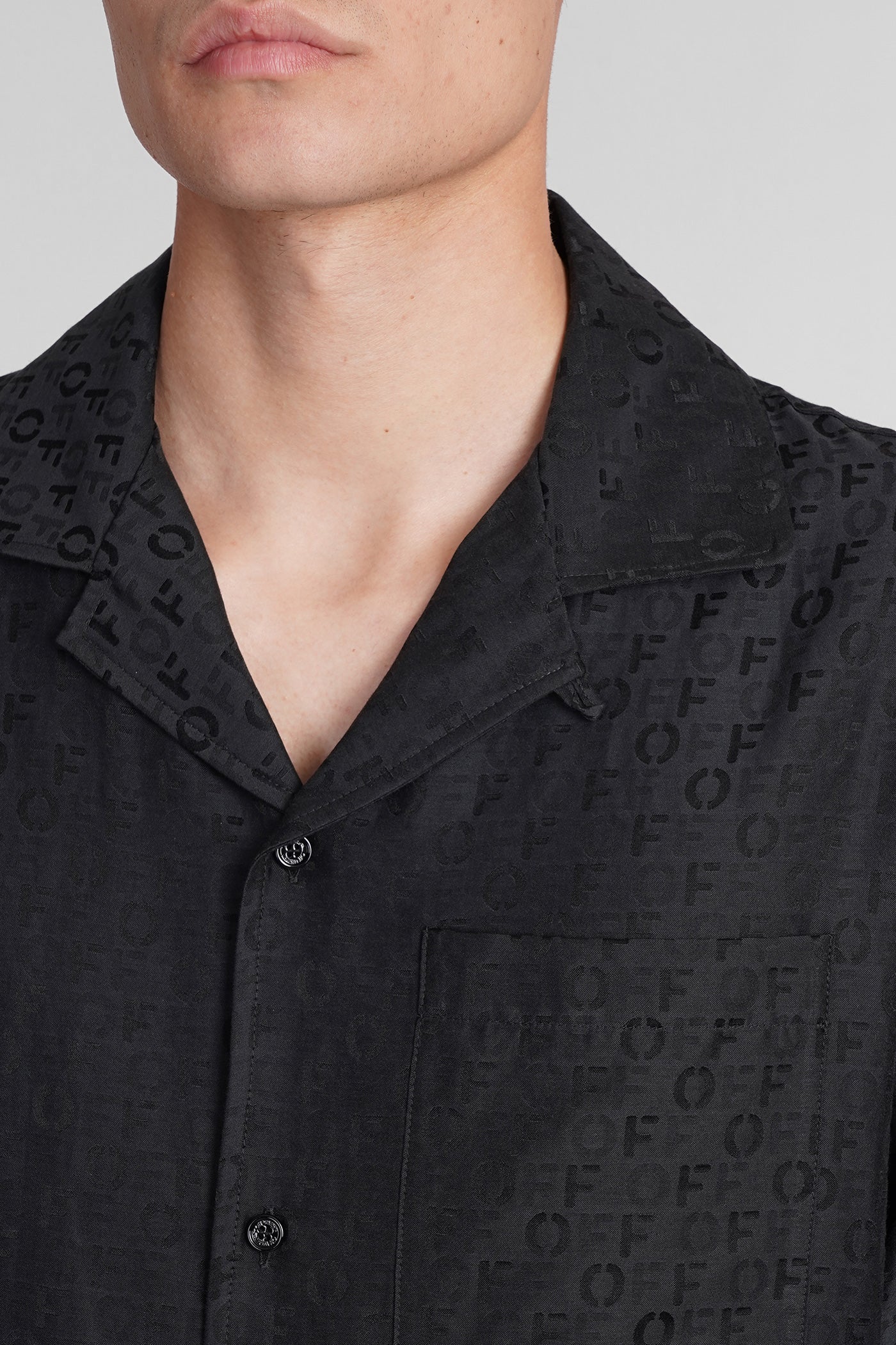 Shirt in black cotton - Image 5