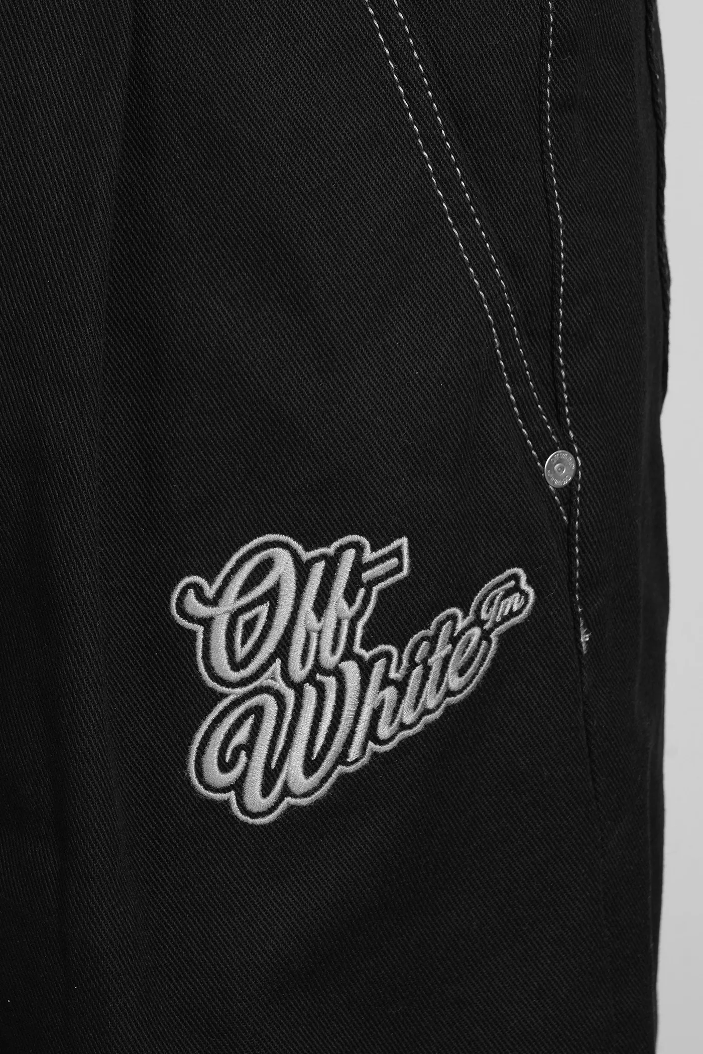 Shorts in black cotton - Image 5