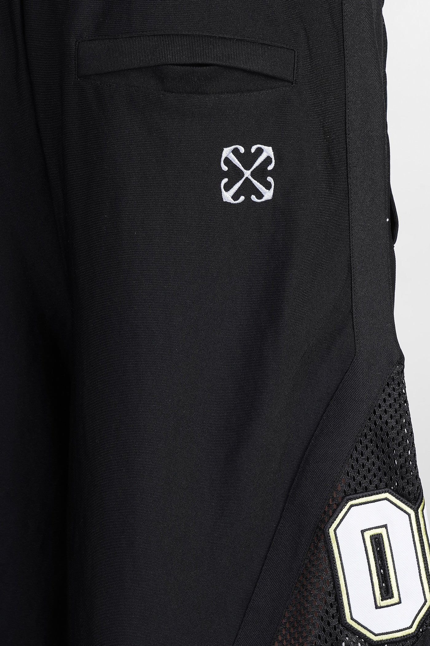 Shorts in black polyester - Image 5