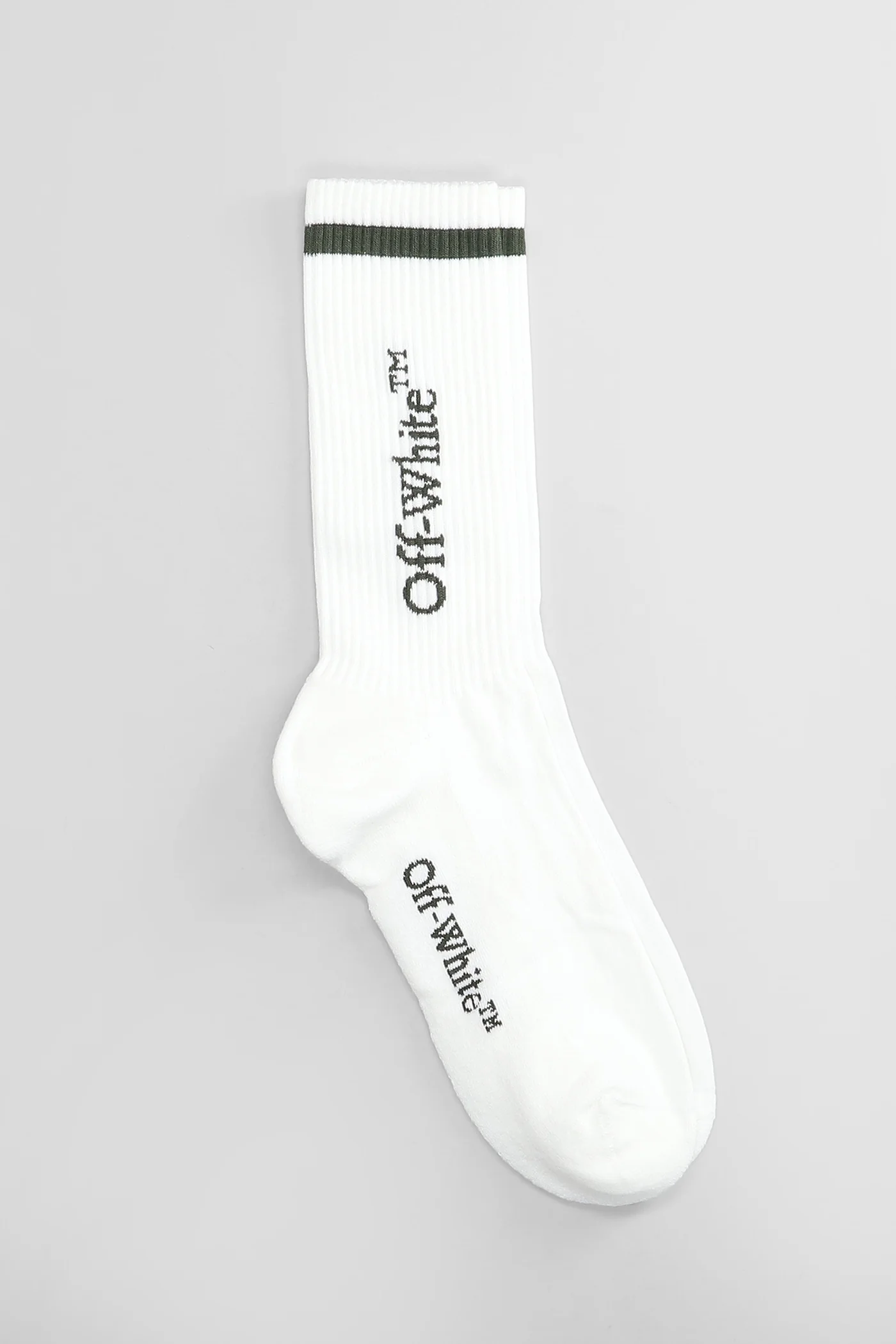 Socks in white cotton