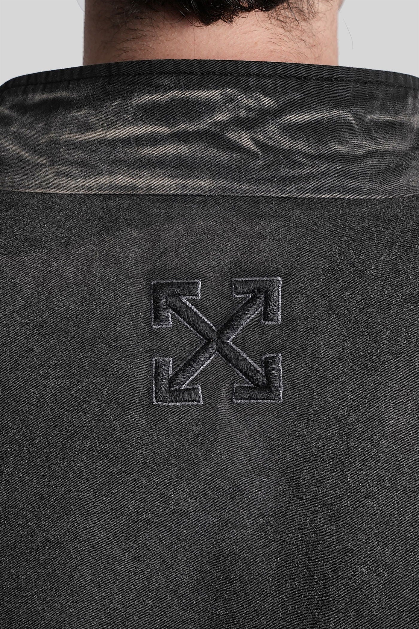 Sweatshirt in black cotton - Image 5