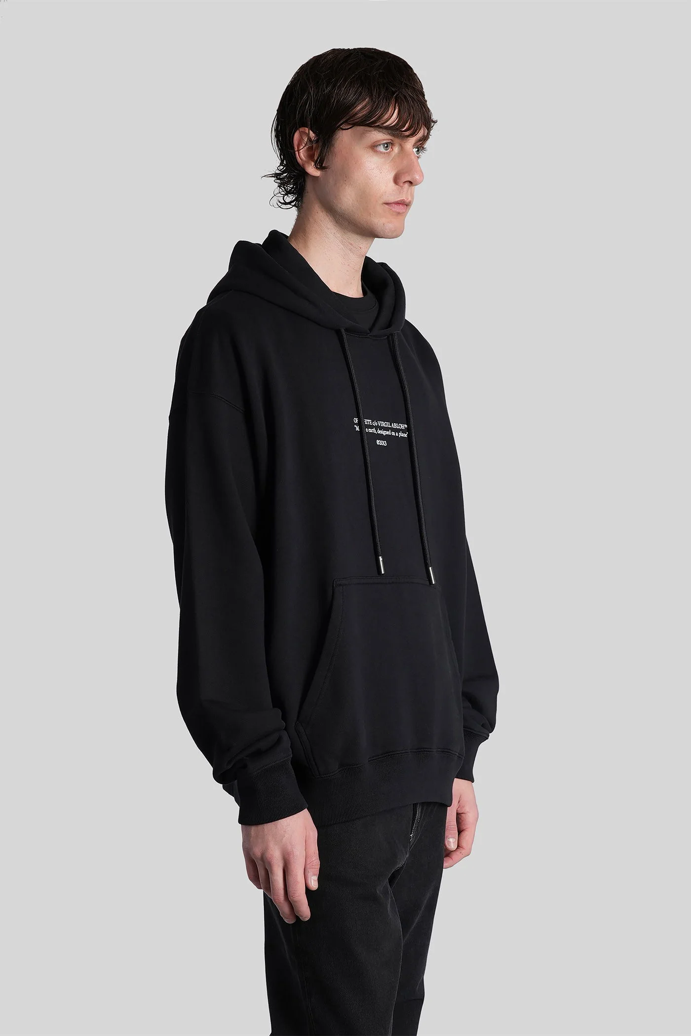 Sweatshirt in black cotton - Image 4