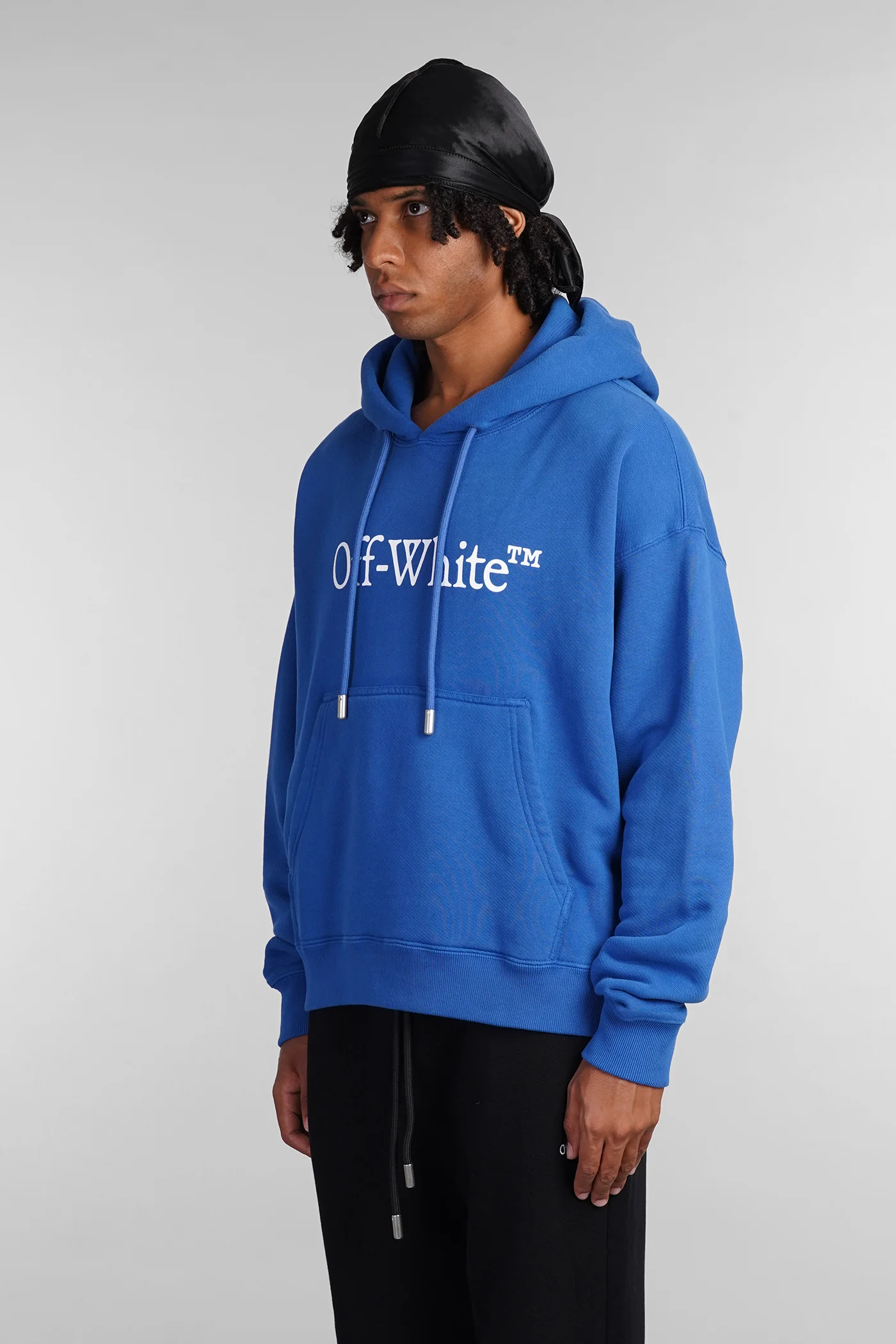 Sweatshirt in blue cotton - Image 4