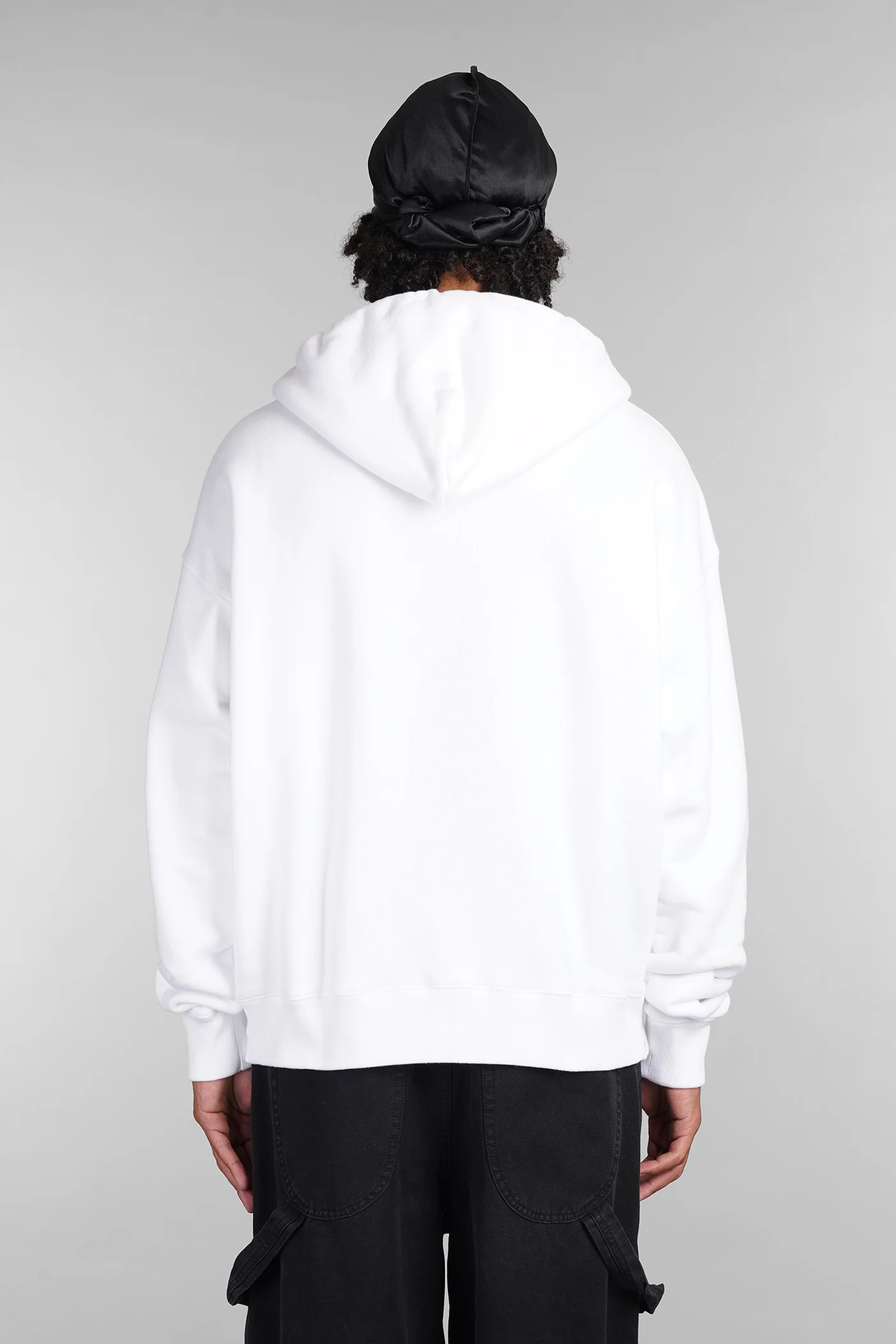 Sweatshirt in white cotton - Image 3