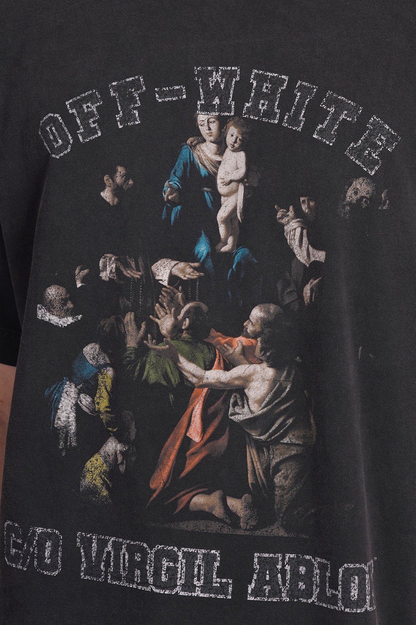 T-Shirt in black cotton - Image 4